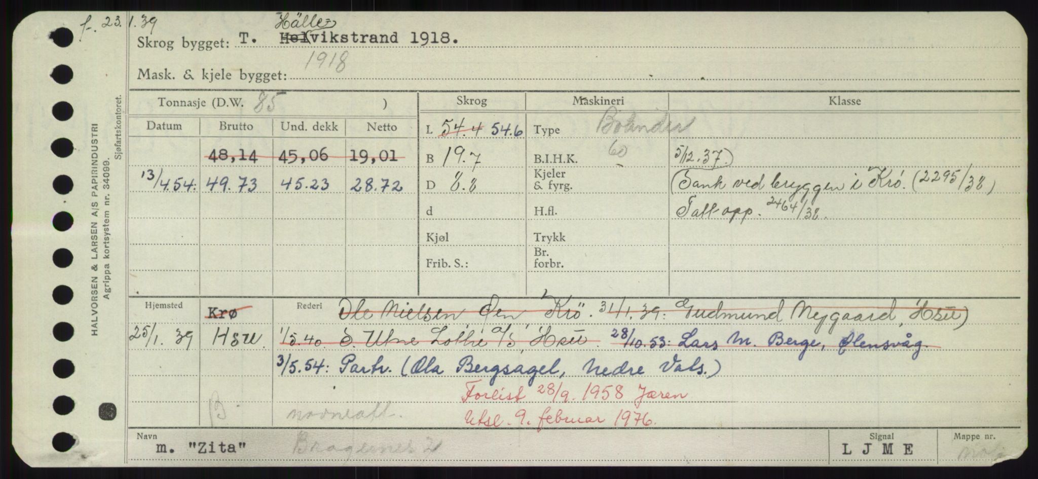 Sjøfartsdirektoratet med forløpere, Skipsmålingen, RA/S-1627/H/Hd/L0041: Fartøy, Vi-Ås, s. 487