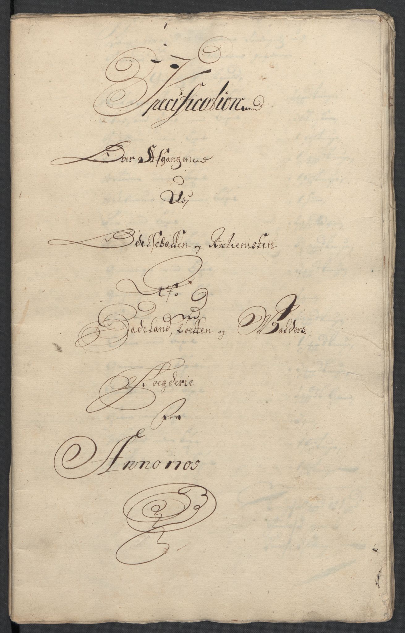 Rentekammeret inntil 1814, Reviderte regnskaper, Fogderegnskap, RA/EA-4092/R18/L1303: Fogderegnskap Hadeland, Toten og Valdres, 1705, s. 69