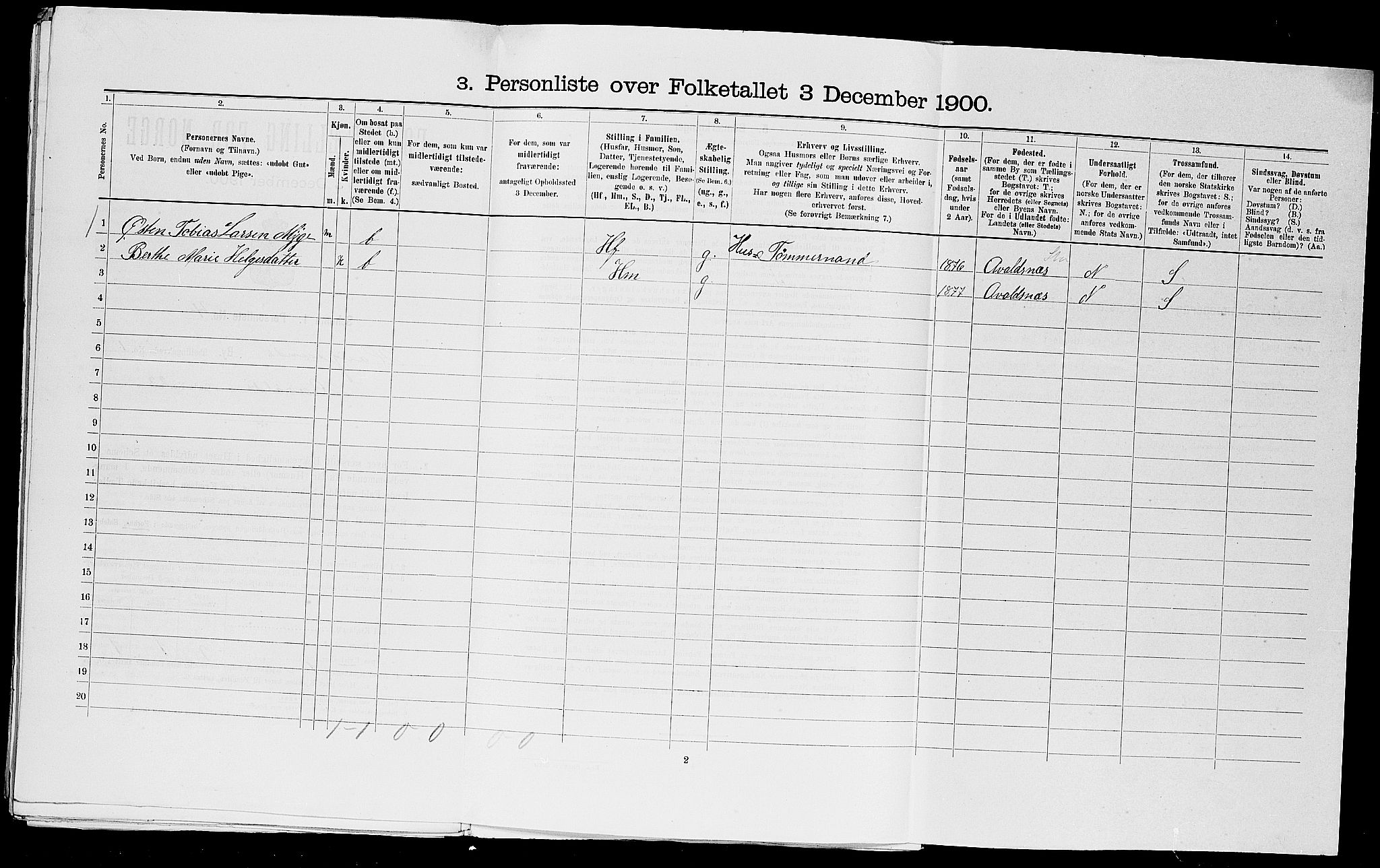 SAST, Folketelling 1900 for 1106 Haugesund kjøpstad, 1900, s. 359