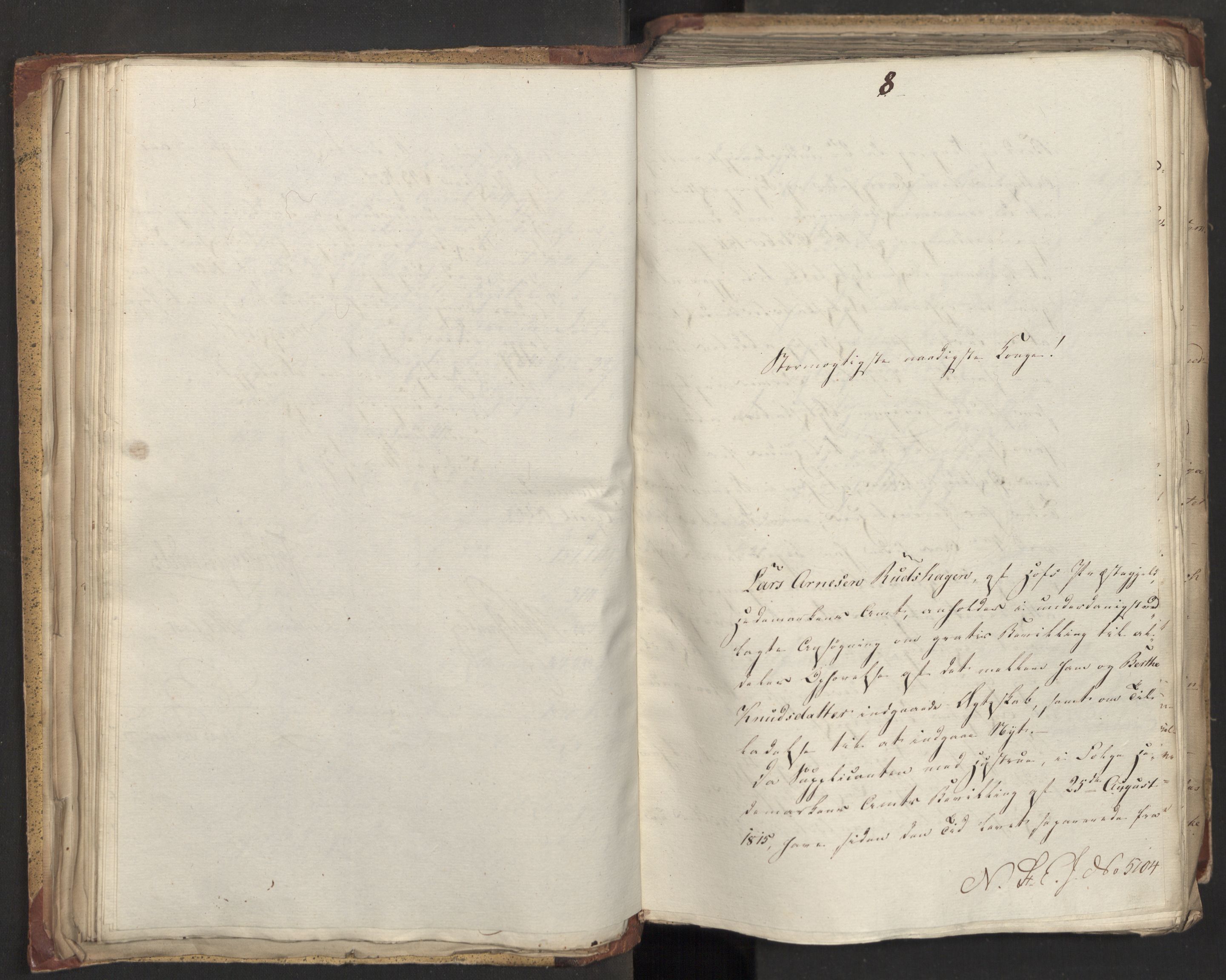 Statsrådsavdelingen i Stockholm, AV/RA-S-1003/D/Da/L0026: Regjeringsinnstillinger nr. 5069-5274, 1821, s. 79