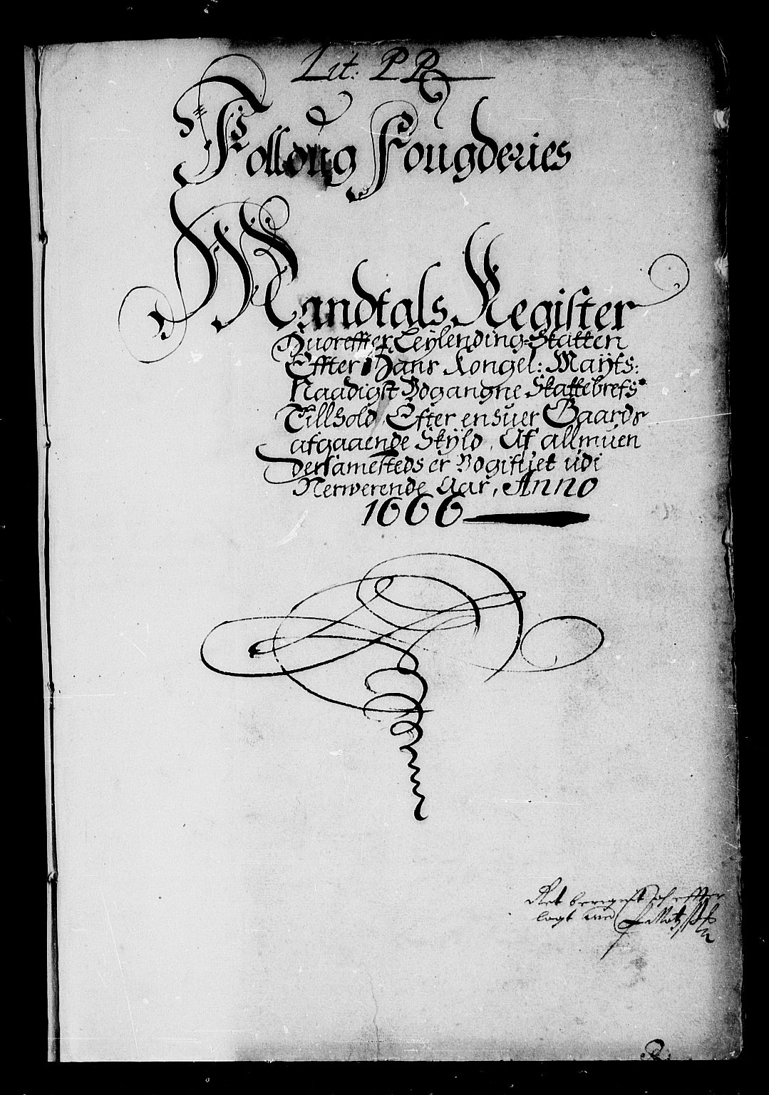 Rentekammeret inntil 1814, Reviderte regnskaper, Stiftamtstueregnskaper, Landkommissariatet på Akershus og Akershus stiftamt, AV/RA-EA-5869/R/Rb/L0038: Akershus stiftamt, 1666
