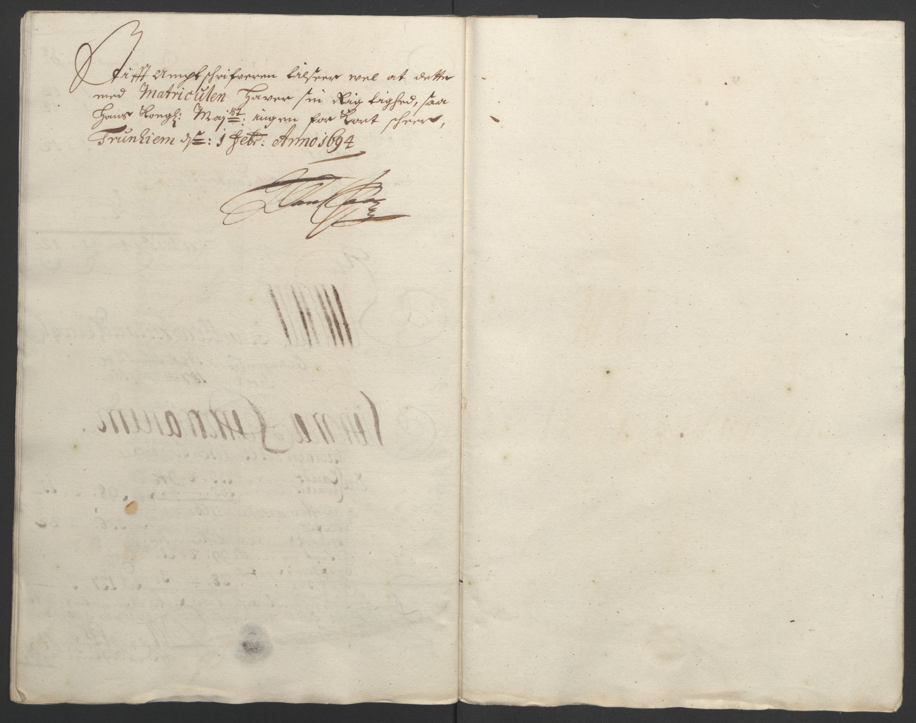 Rentekammeret inntil 1814, Reviderte regnskaper, Fogderegnskap, RA/EA-4092/R57/L3849: Fogderegnskap Fosen, 1692-1693, s. 525