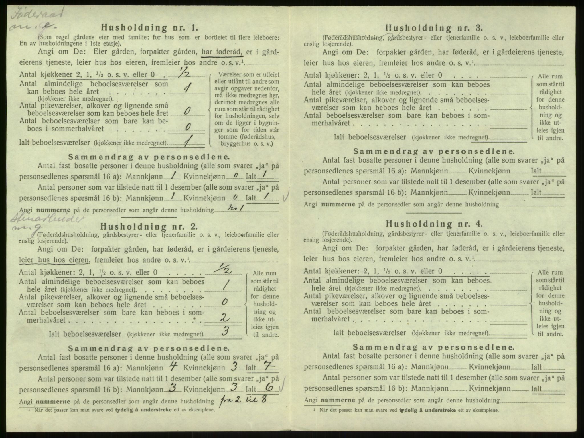 SAB, Folketelling 1920 for 1266 Masfjorden herred, 1920, s. 204