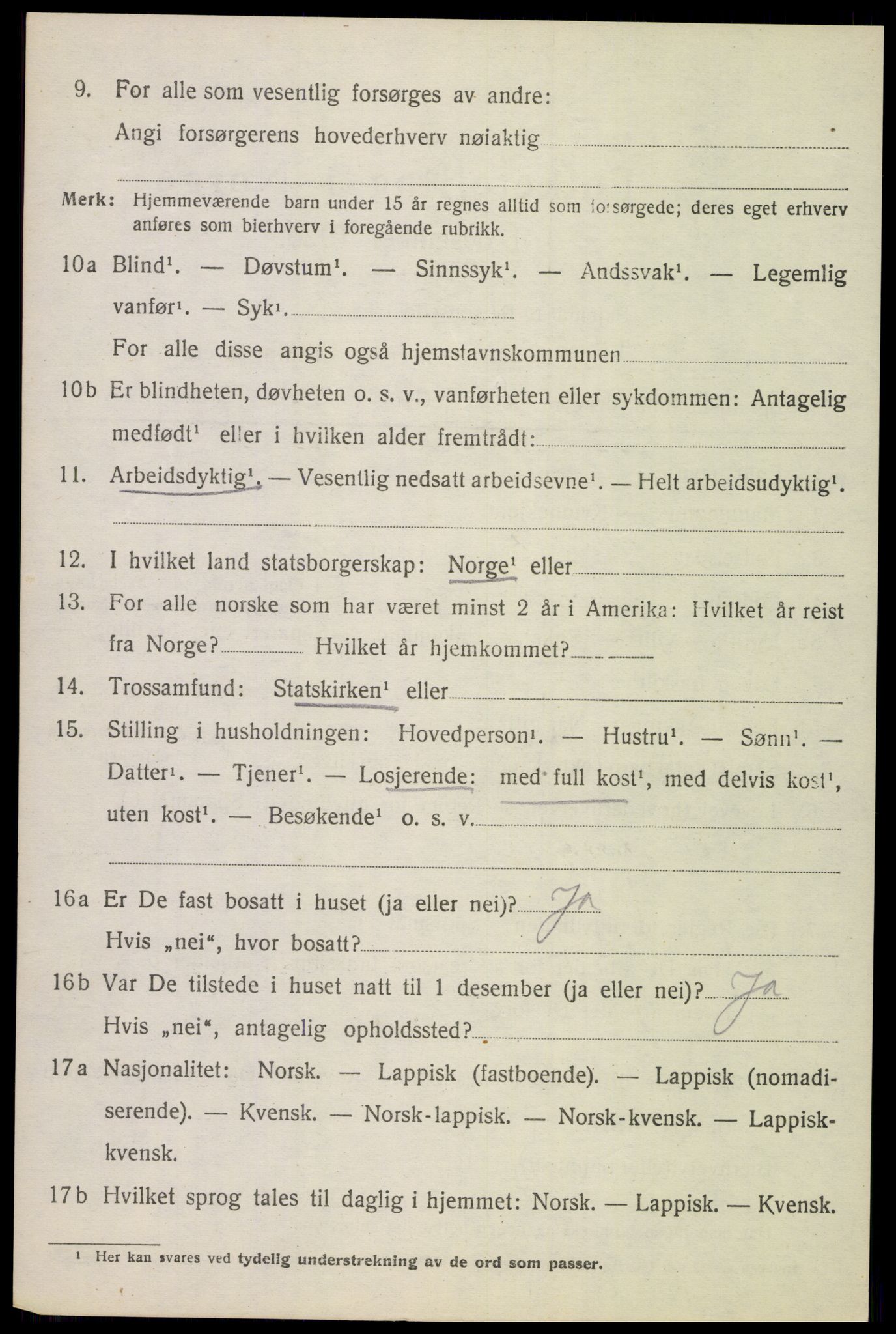 SAT, Folketelling 1920 for 1853 Evenes herred, 1920, s. 8565