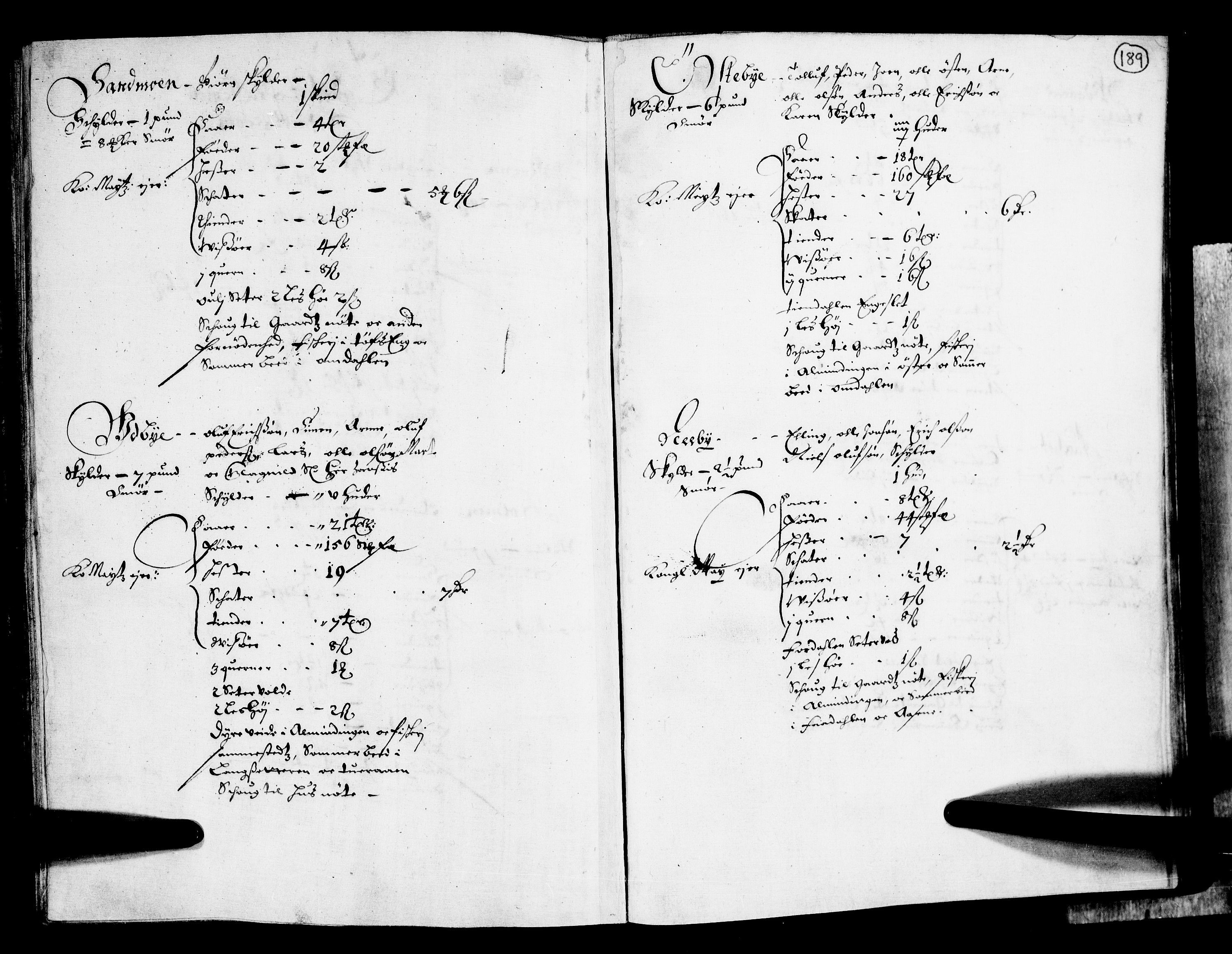 Rentekammeret inntil 1814, Realistisk ordnet avdeling, RA/EA-4070/N/Nb/Nba/L0011: Odal, Solør og Østerdalen fogderi, 1667, s. 188b-189a