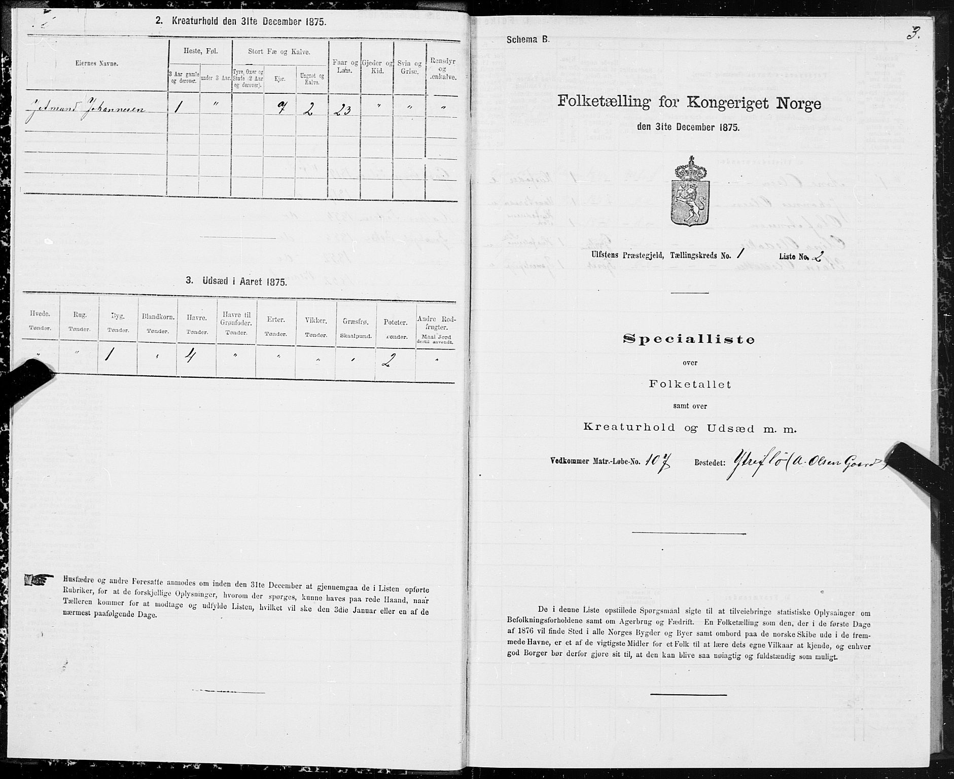 SAT, Folketelling 1875 for 1516P Ulstein prestegjeld, 1875, s. 1003