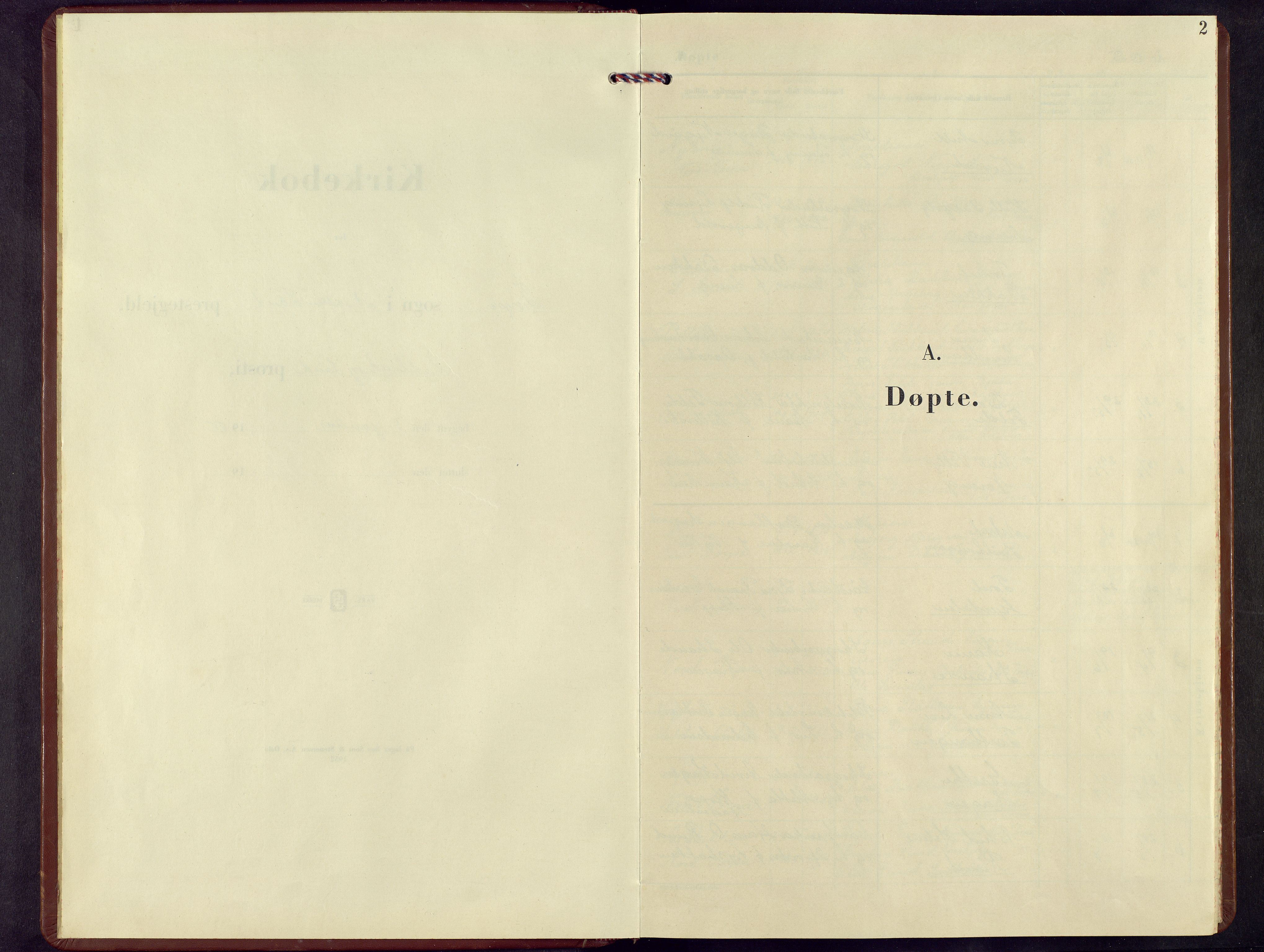 Nordre Land prestekontor, SAH/PREST-124/H/Ha/Hab/L0011: Klokkerbok nr. 11, 1955-1972, s. 2