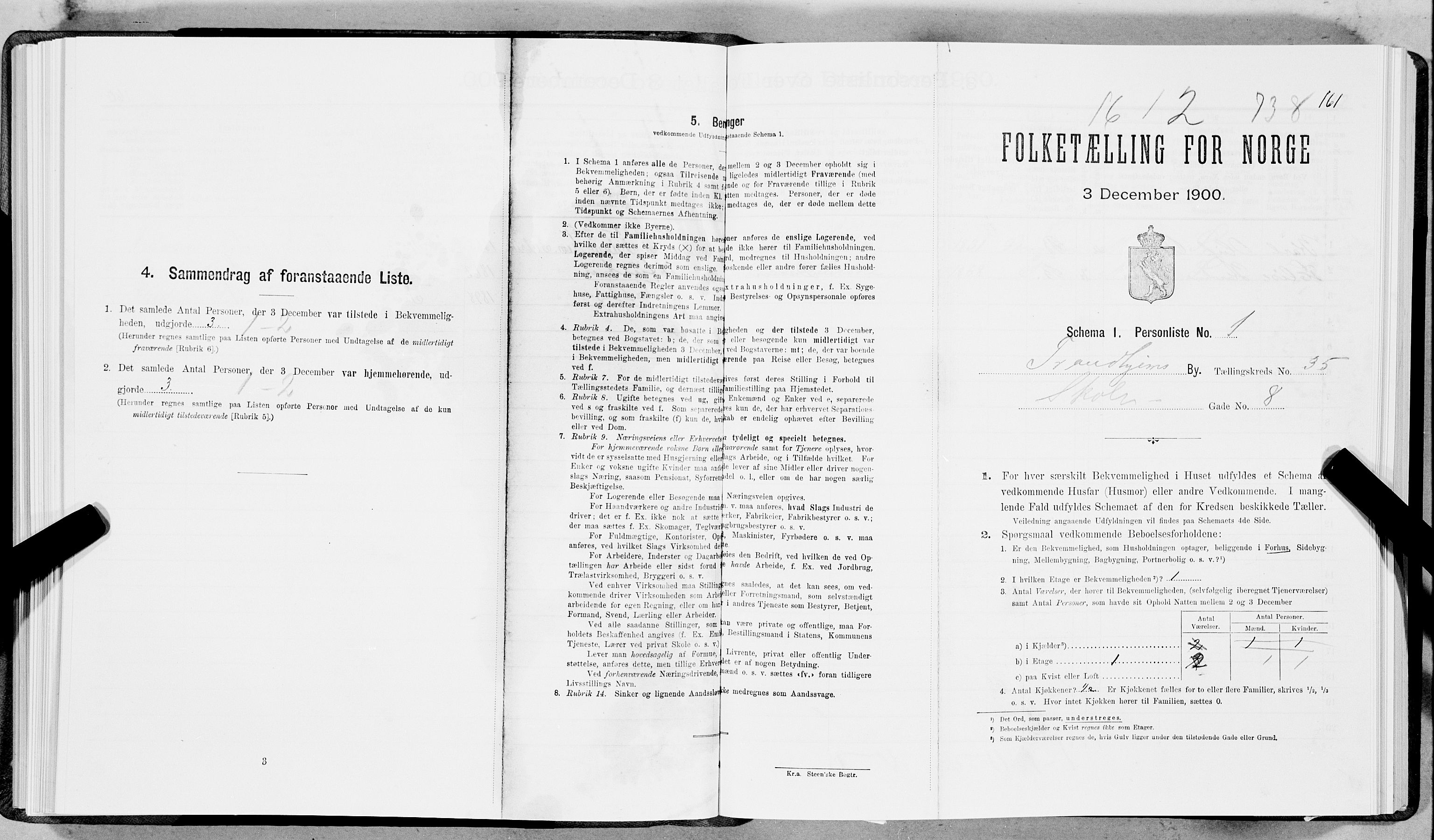 SAT, Folketelling 1900 for 1601 Trondheim kjøpstad, 1900, s. 5927
