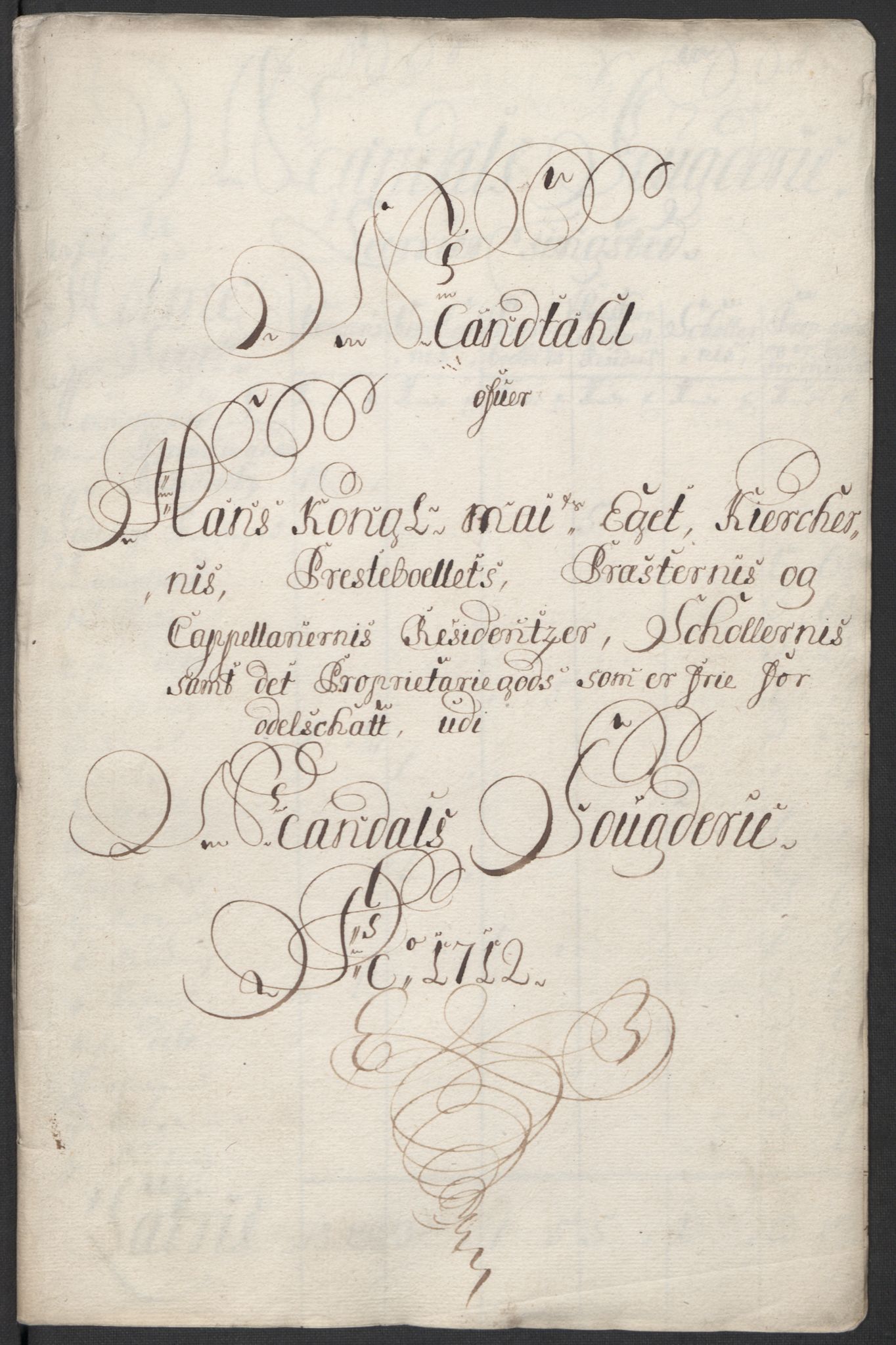 Rentekammeret inntil 1814, Reviderte regnskaper, Fogderegnskap, RA/EA-4092/R43/L2555: Fogderegnskap Lista og Mandal, 1712, s. 280