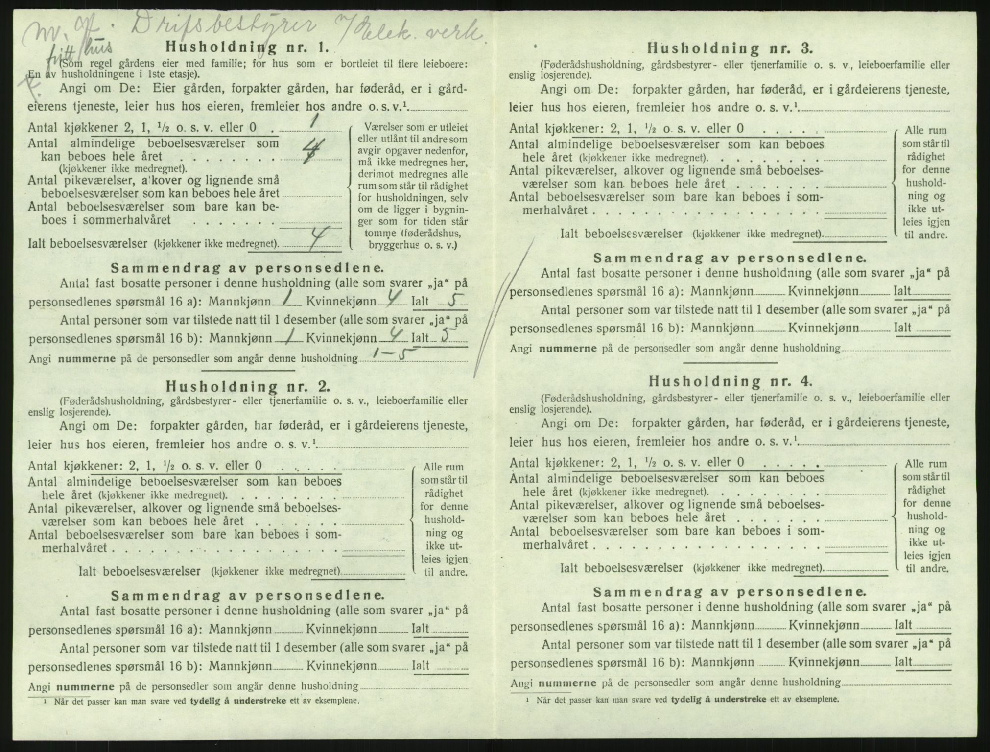 SAKO, Folketelling 1920 for 0727 Hedrum herred, 1920, s. 1276