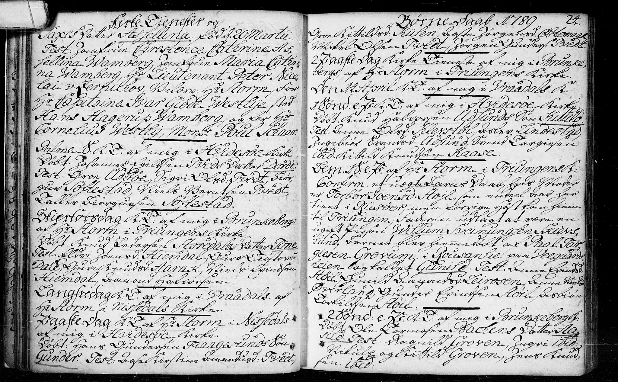 Kviteseid kirkebøker, SAKO/A-276/F/Fa/L0003: Ministerialbok nr. I 3, 1787-1799, s. 24