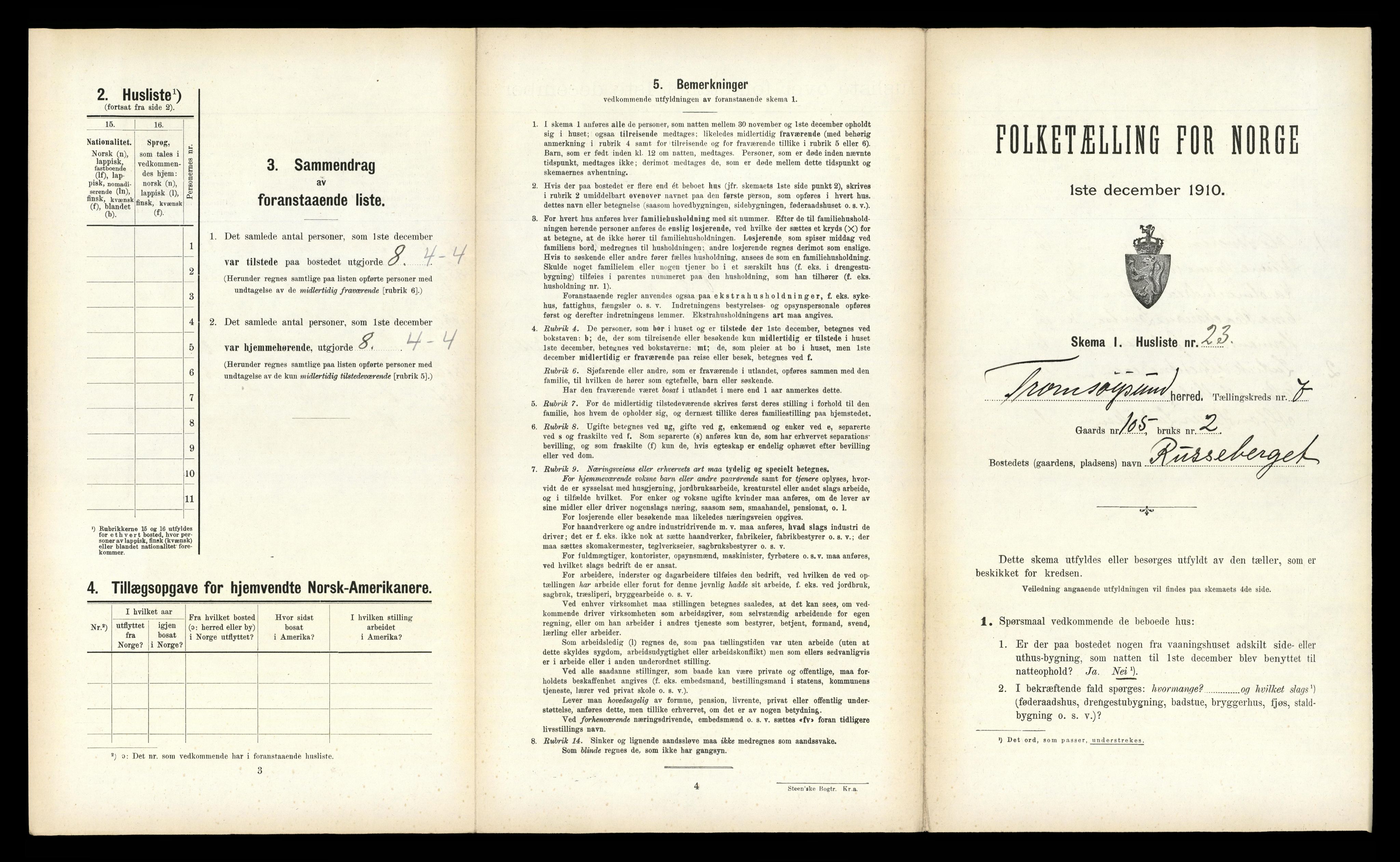 RA, Folketelling 1910 for 1934 Tromsøysund herred, 1910, s. 1369