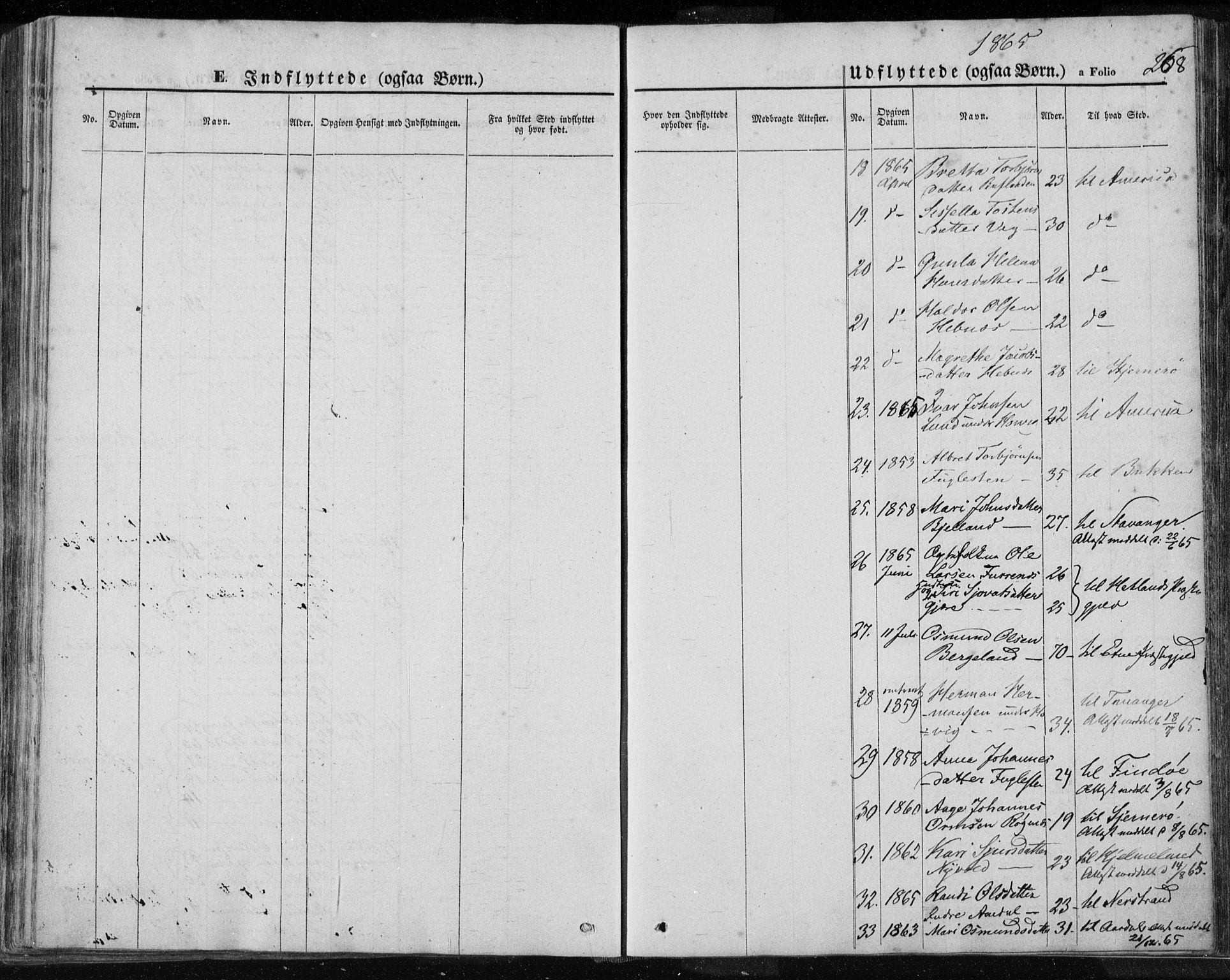 Jelsa sokneprestkontor, SAST/A-101842/01/IV: Ministerialbok nr. A 7, 1854-1866, s. 268