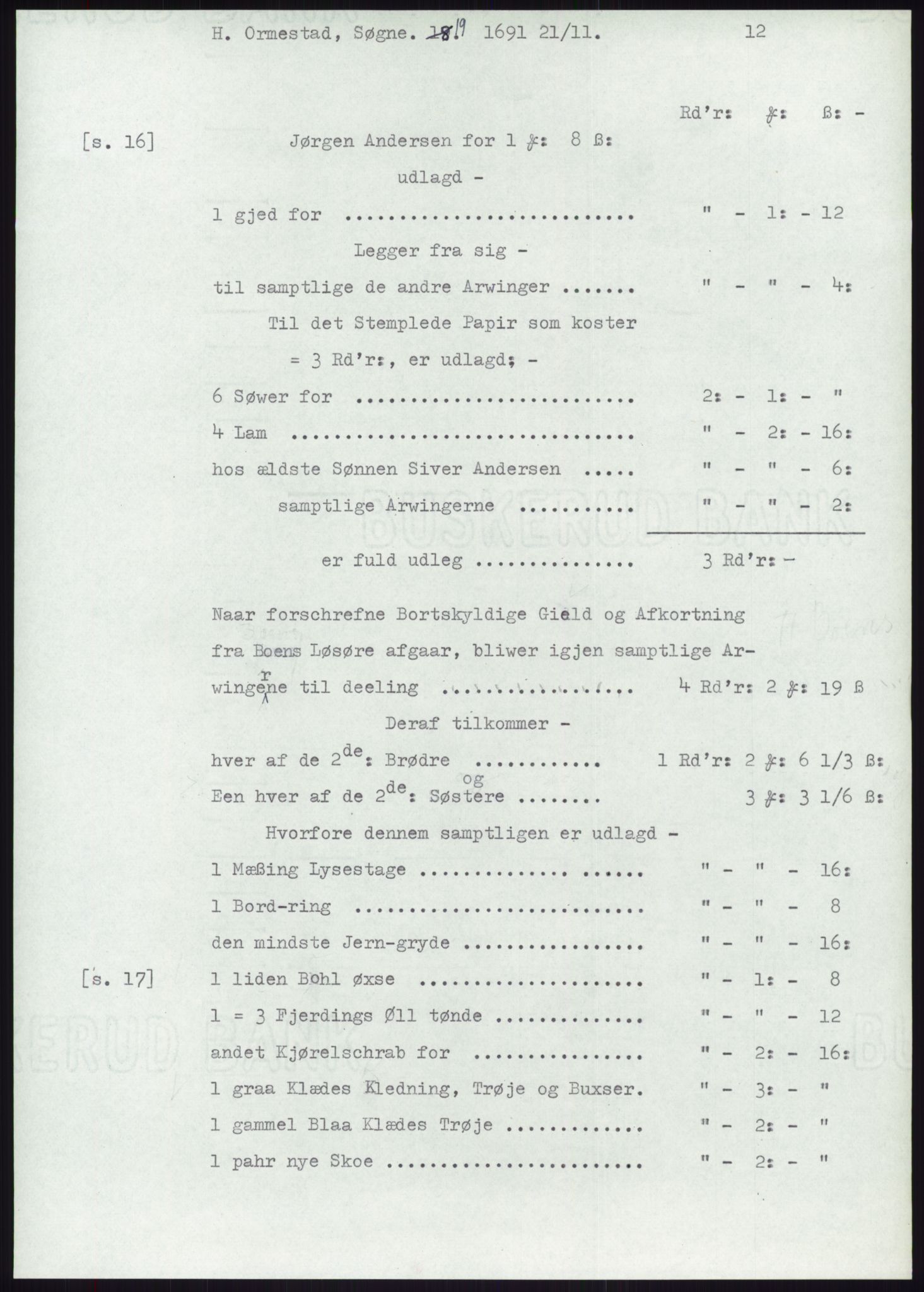 Samlinger til kildeutgivelse, Diplomavskriftsamlingen, AV/RA-EA-4053/H/Ha, s. 2266