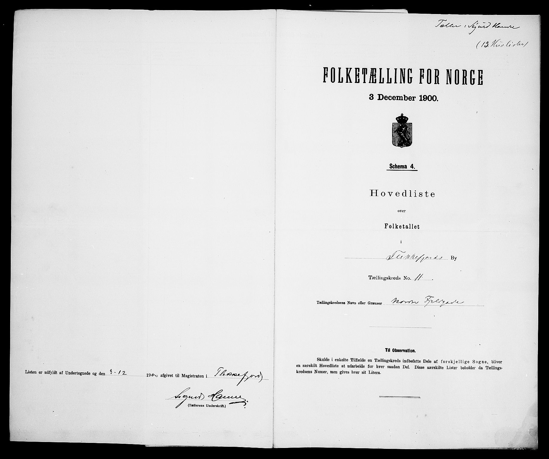 SAK, Folketelling 1900 for 1004 Flekkefjord kjøpstad, 1900, s. 46