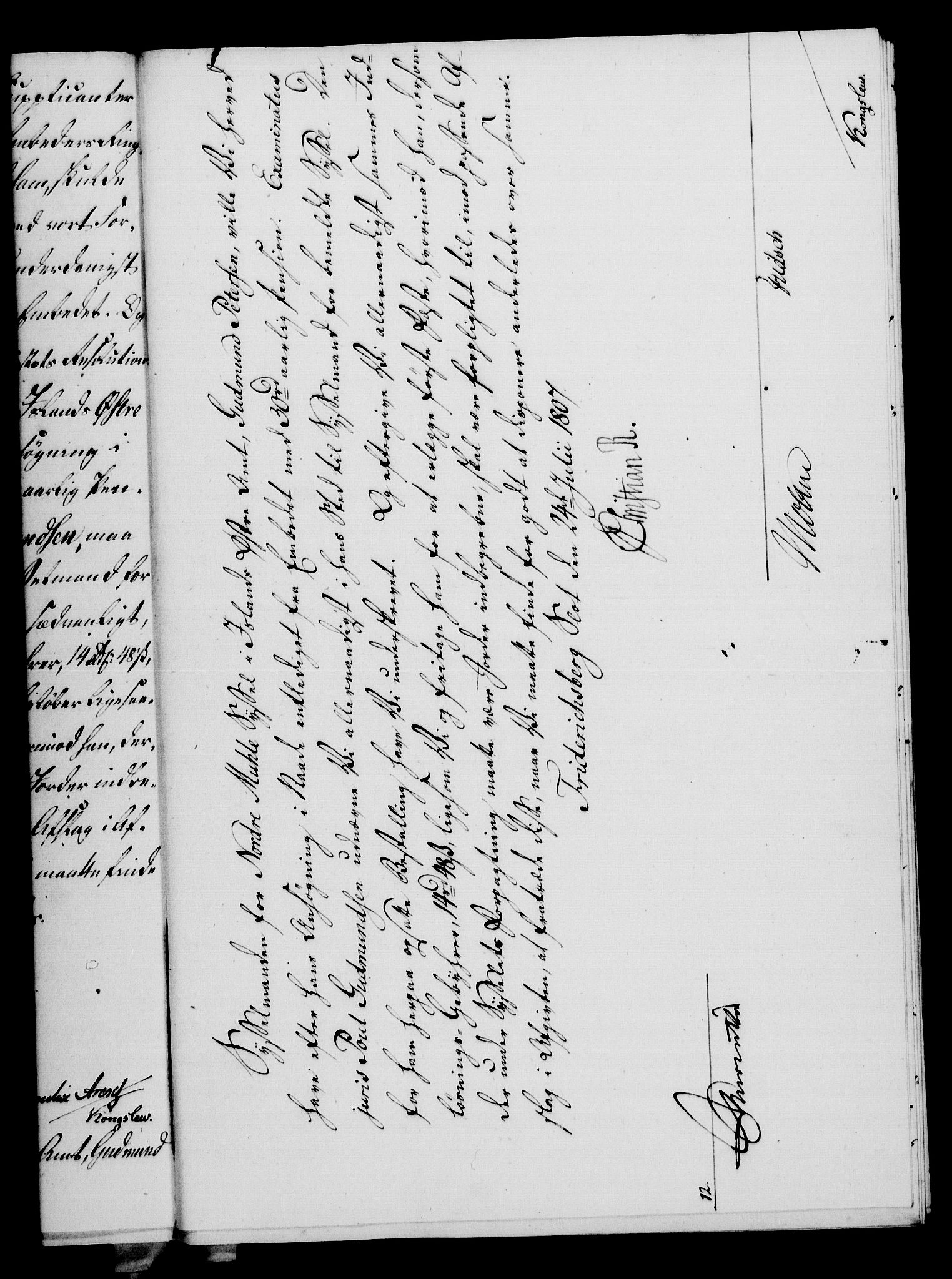 Rentekammeret, Kammerkanselliet, RA/EA-3111/G/Gf/Gfa/L0089: Norsk relasjons- og resolusjonsprotokoll (merket RK 52.89), 1807, s. 440