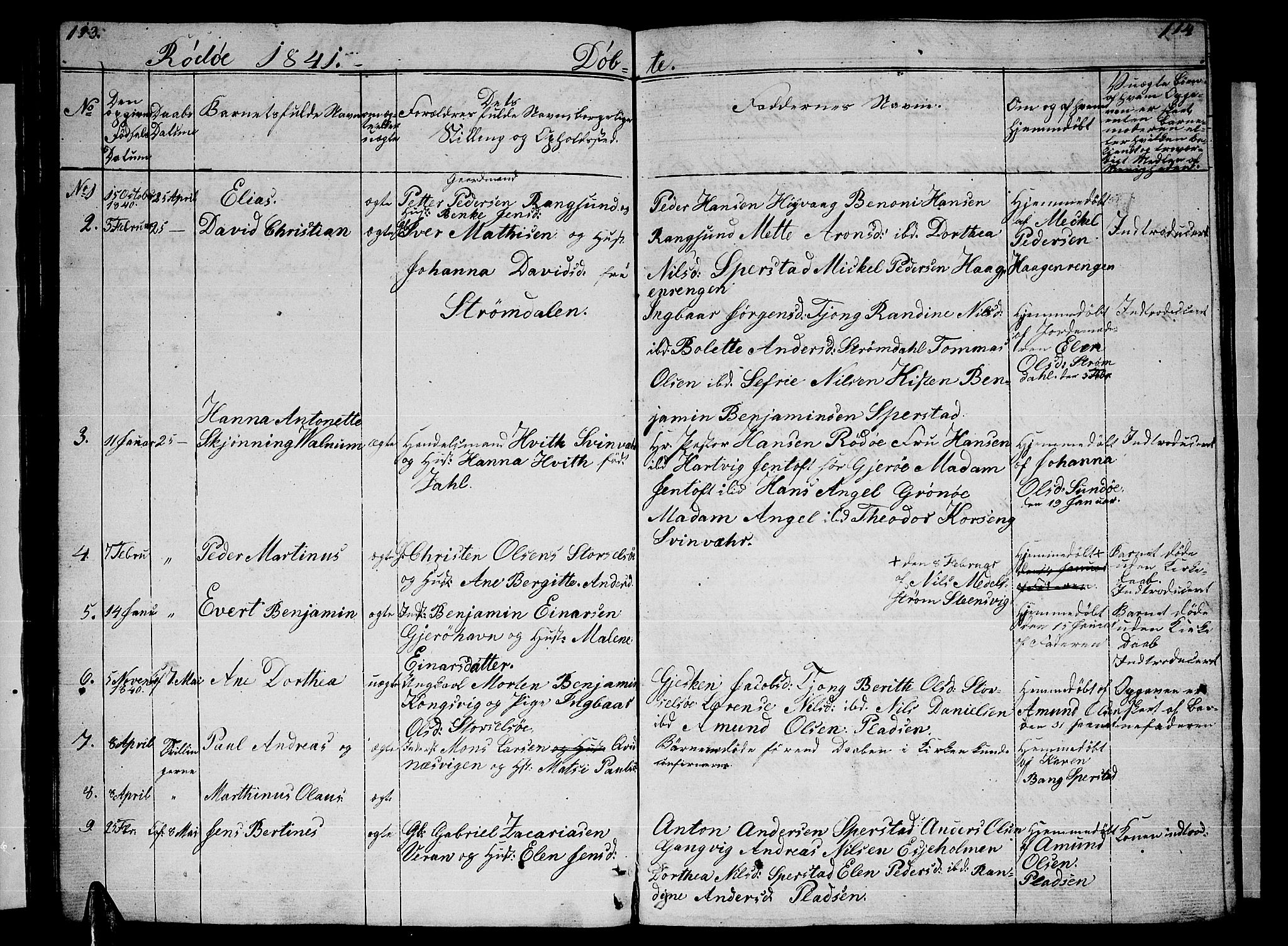 Ministerialprotokoller, klokkerbøker og fødselsregistre - Nordland, AV/SAT-A-1459/841/L0618: Klokkerbok nr. 841C02, 1833-1855, s. 113-114