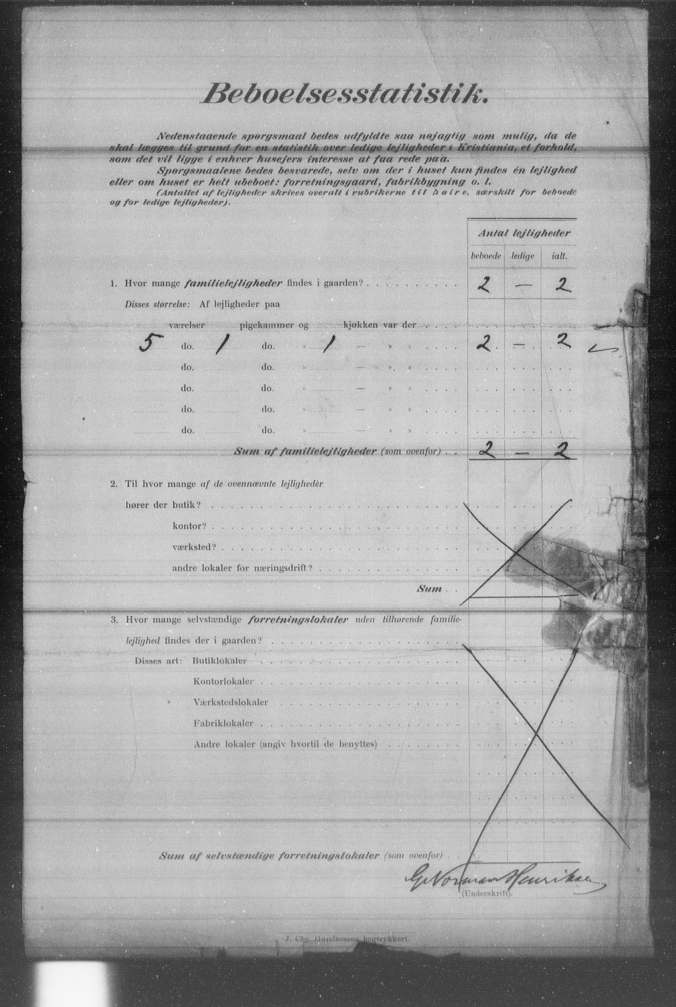 OBA, Kommunal folketelling 31.12.1903 for Kristiania kjøpstad, 1903, s. 24979