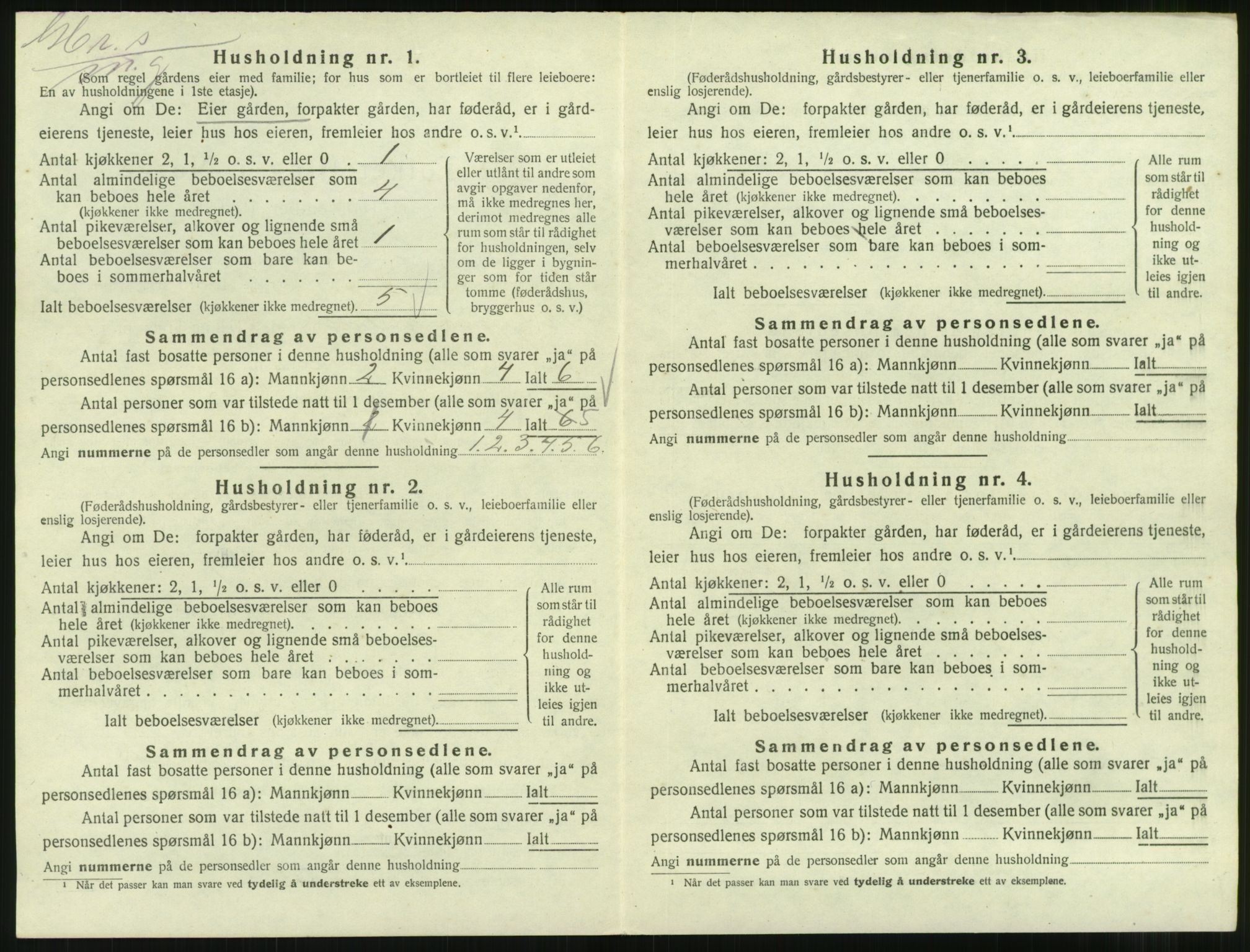 SAT, Folketelling 1920 for 1542 Eresfjord og Vistdal herred, 1920, s. 660