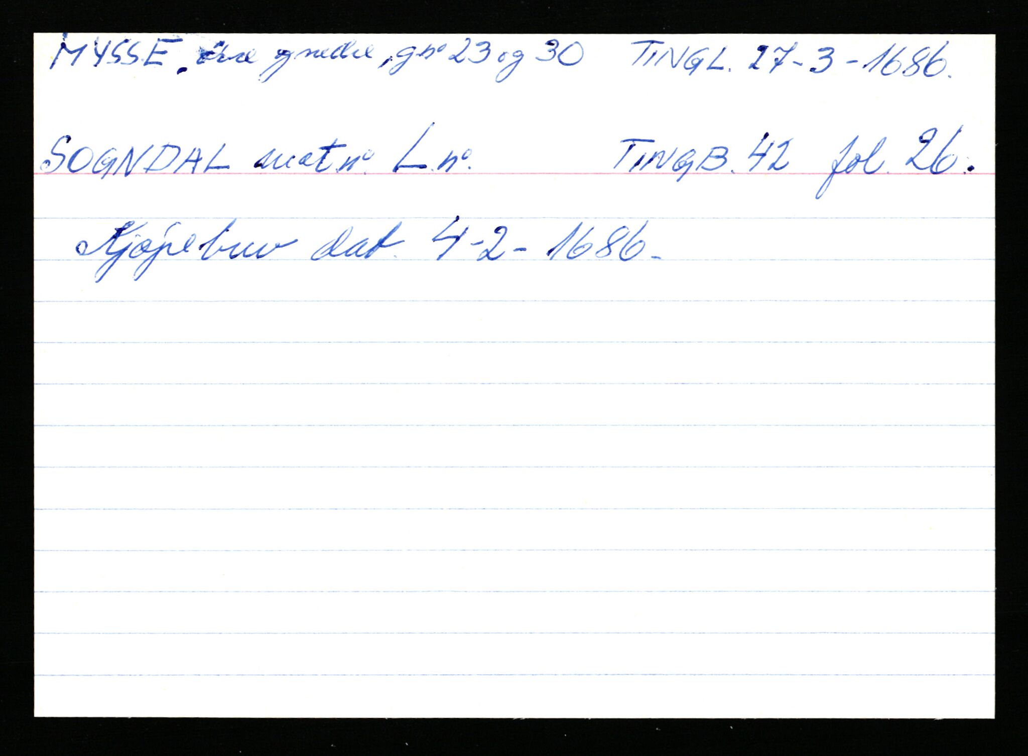 Statsarkivet i Stavanger, AV/SAST-A-101971/03/Y/Ym/L0040: Åstedskort sortert etter gårdsnavn: Mykje - Navrestad, 1600-1950, s. 91
