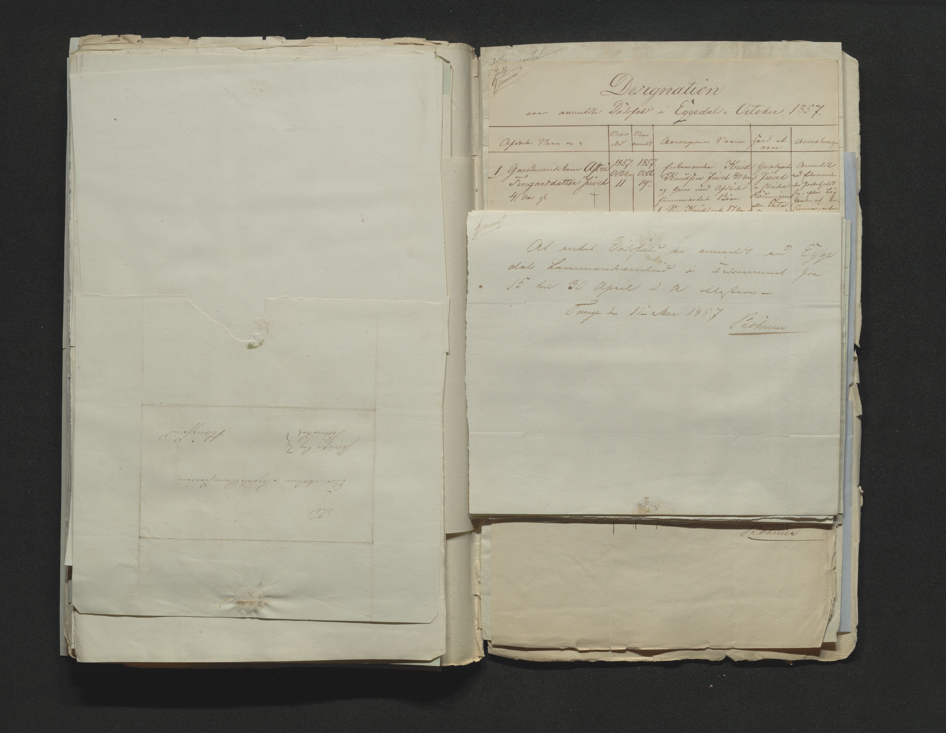 Eiker, Modum og Sigdal sorenskriveri, AV/SAKO-A-123/H/Ha/Hab/L0009: Dødsfallsmeldinger, 1854-1857, s. 509