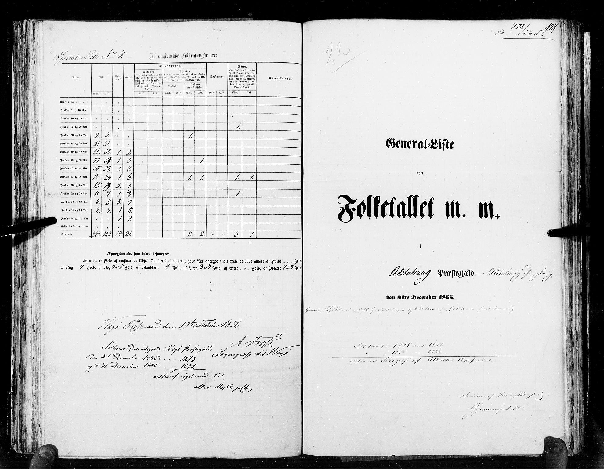 RA, Folketellingen 1855, bind 6A: Nordre Trondhjem amt og Nordland amt, 1855, s. 127