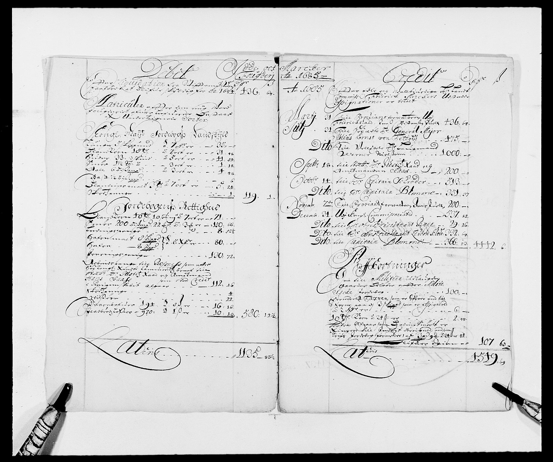 Rentekammeret inntil 1814, Reviderte regnskaper, Fogderegnskap, RA/EA-4092/R01/L0006: Fogderegnskap Idd og Marker, 1685-1686, s. 3