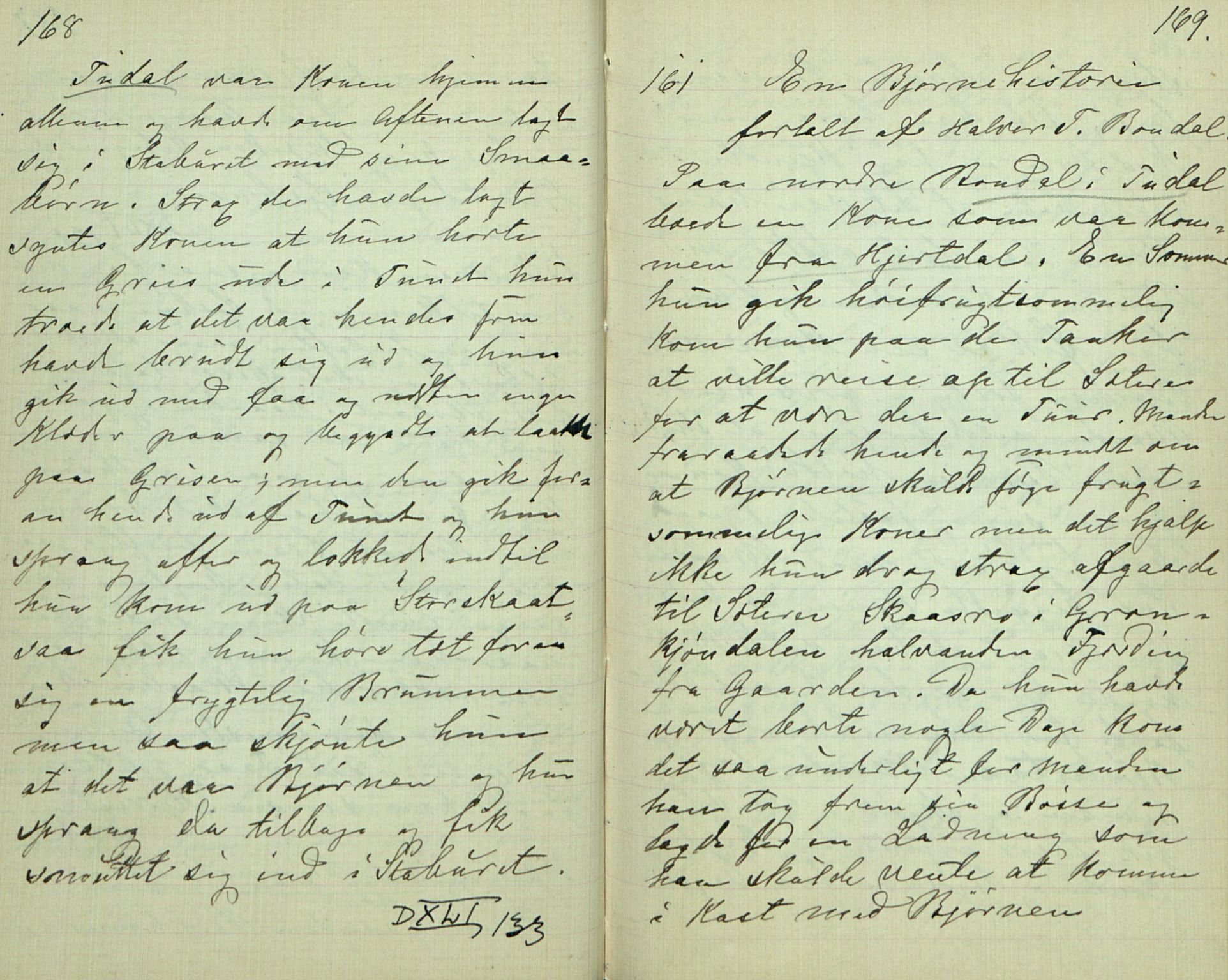 Rikard Berge, TEMU/TGM-A-1003/F/L0007/0006: 251-299 / 256 Samlet af Halvor Nilsen Tveten i Bø, 1893, s. 168-169