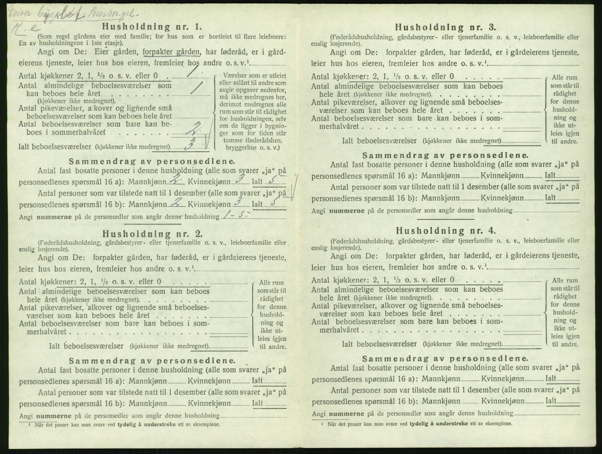 SAT, Folketelling 1920 for 1542 Eresfjord og Vistdal herred, 1920, s. 406