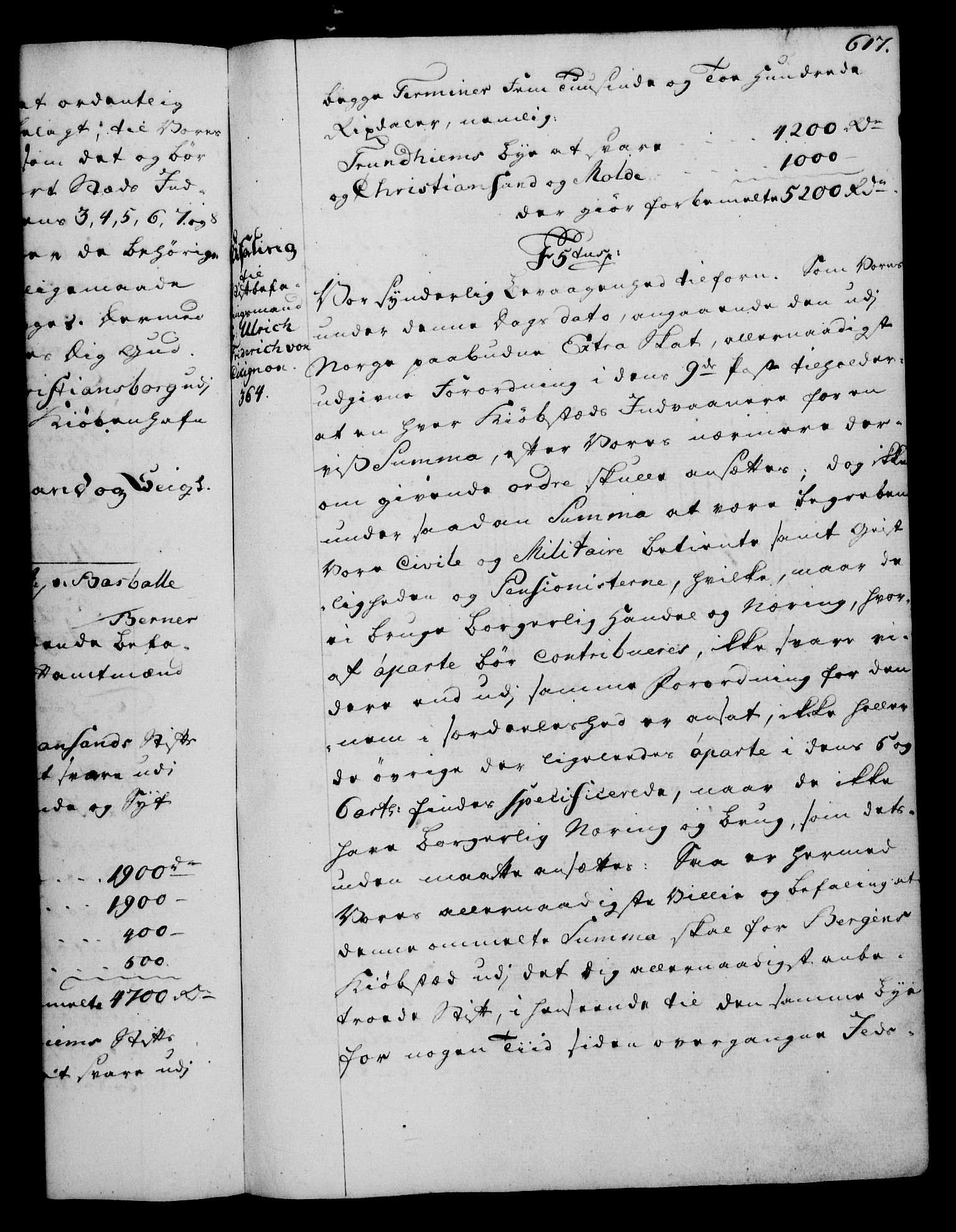 Rentekammeret, Kammerkanselliet, RA/EA-3111/G/Gg/Gga/L0006: Norsk ekspedisjonsprotokoll med register (merket RK 53.6), 1749-1759, s. 617