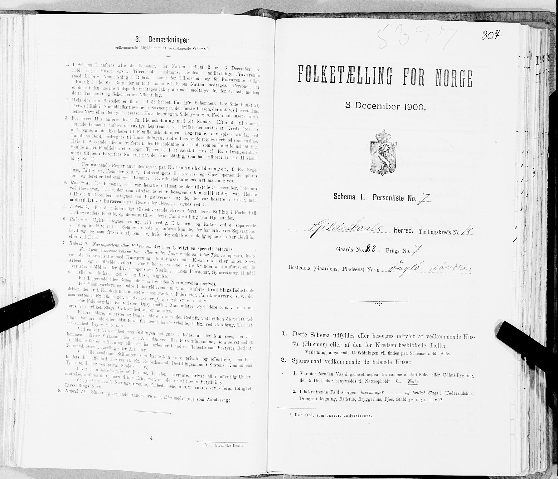 SAT, Folketelling 1900 for 1838 Gildeskål herred, 1900, s. 1817