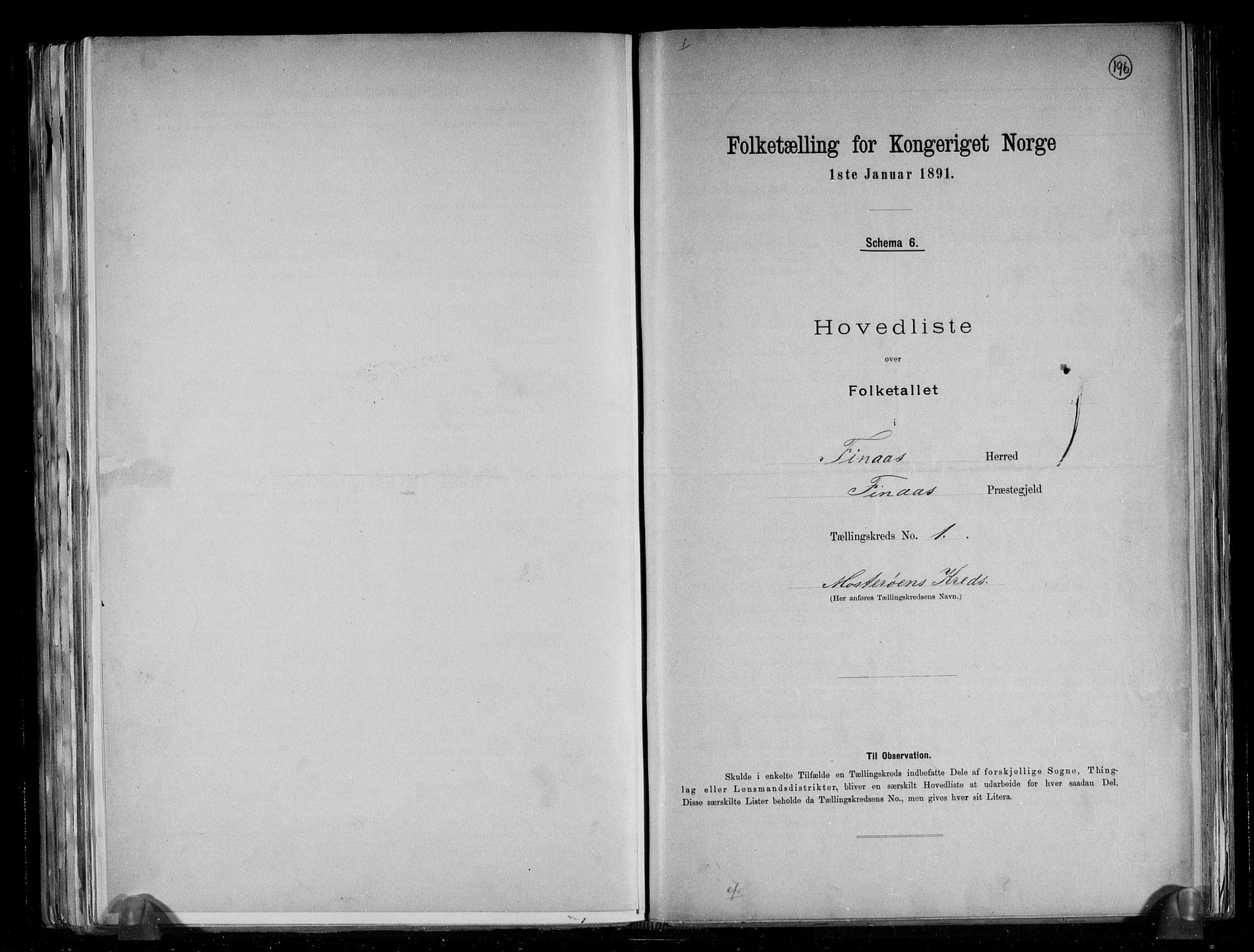 RA, Folketelling 1891 for 1218 Finnås herred, 1891, s. 4