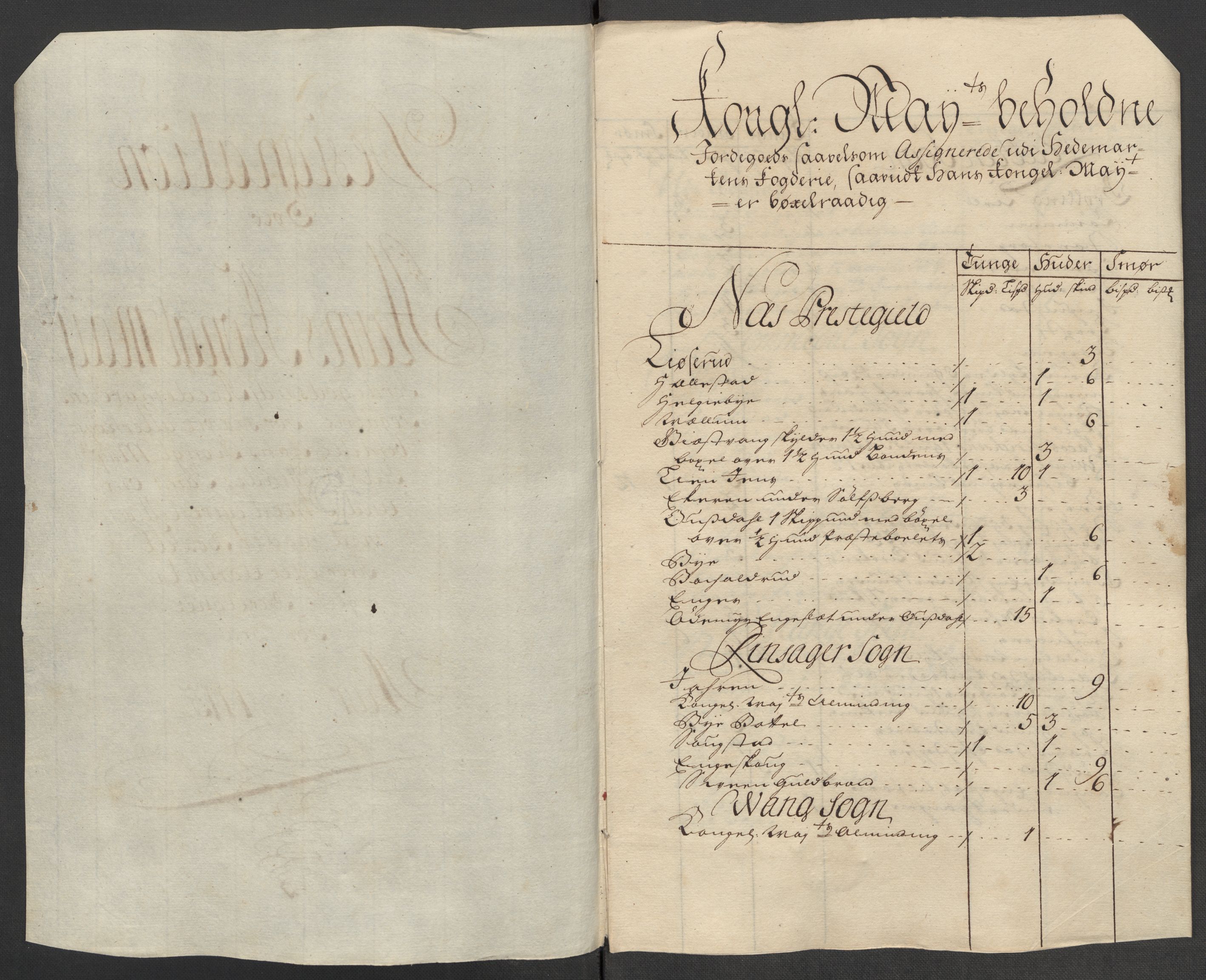 Rentekammeret inntil 1814, Reviderte regnskaper, Fogderegnskap, RA/EA-4092/R16/L1053: Fogderegnskap Hedmark, 1715, s. 217