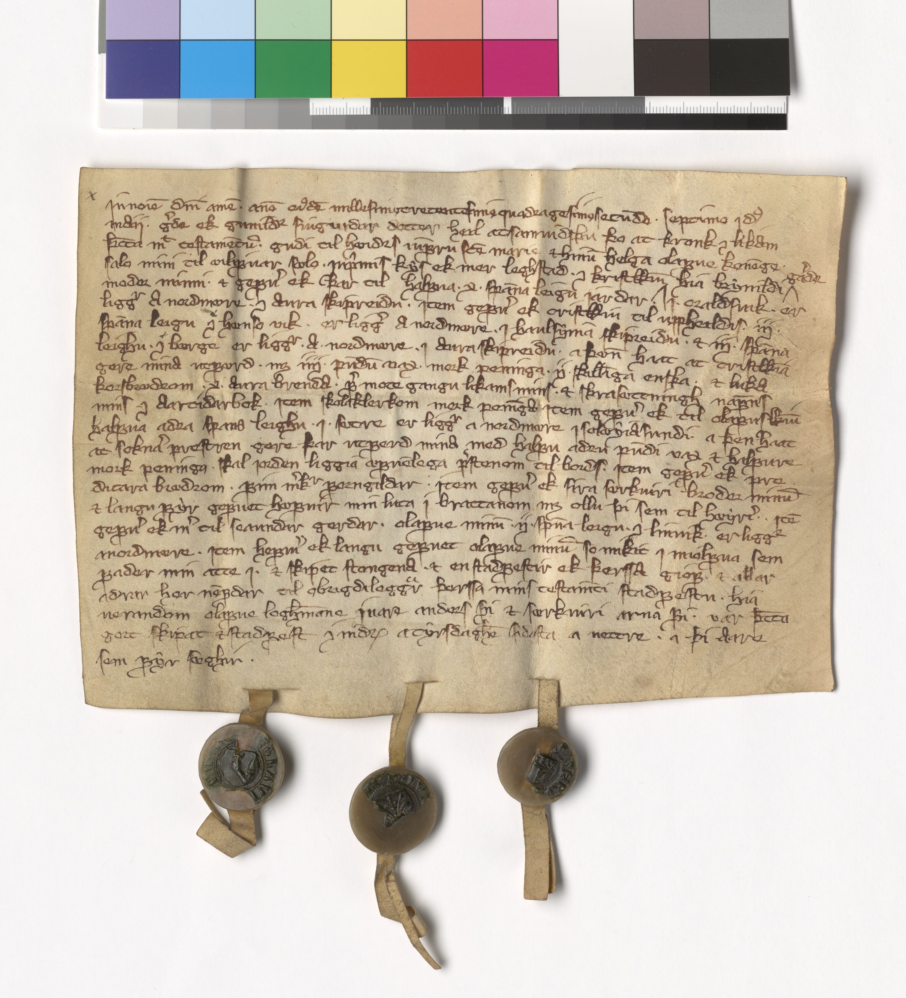 Riksarkivets diplomsamling, AV/RA-EA-5965/F05/L0032: NRA AM fasc. 10 nr. 3-9, 1342-1345, s. 2