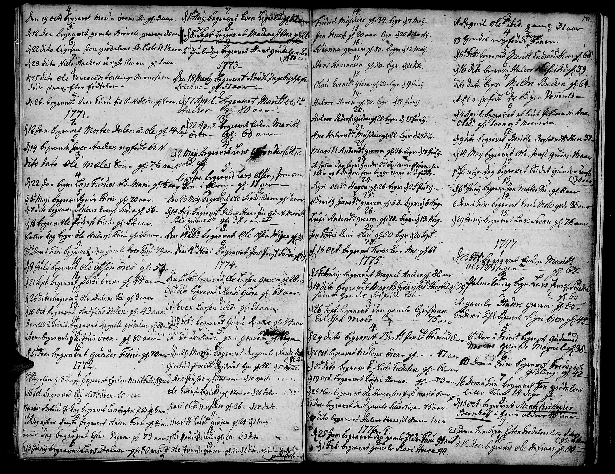 Ministerialprotokoller, klokkerbøker og fødselsregistre - Møre og Romsdal, AV/SAT-A-1454/590/L1007: Ministerialbok nr. 590A01, 1752-1793, s. 133