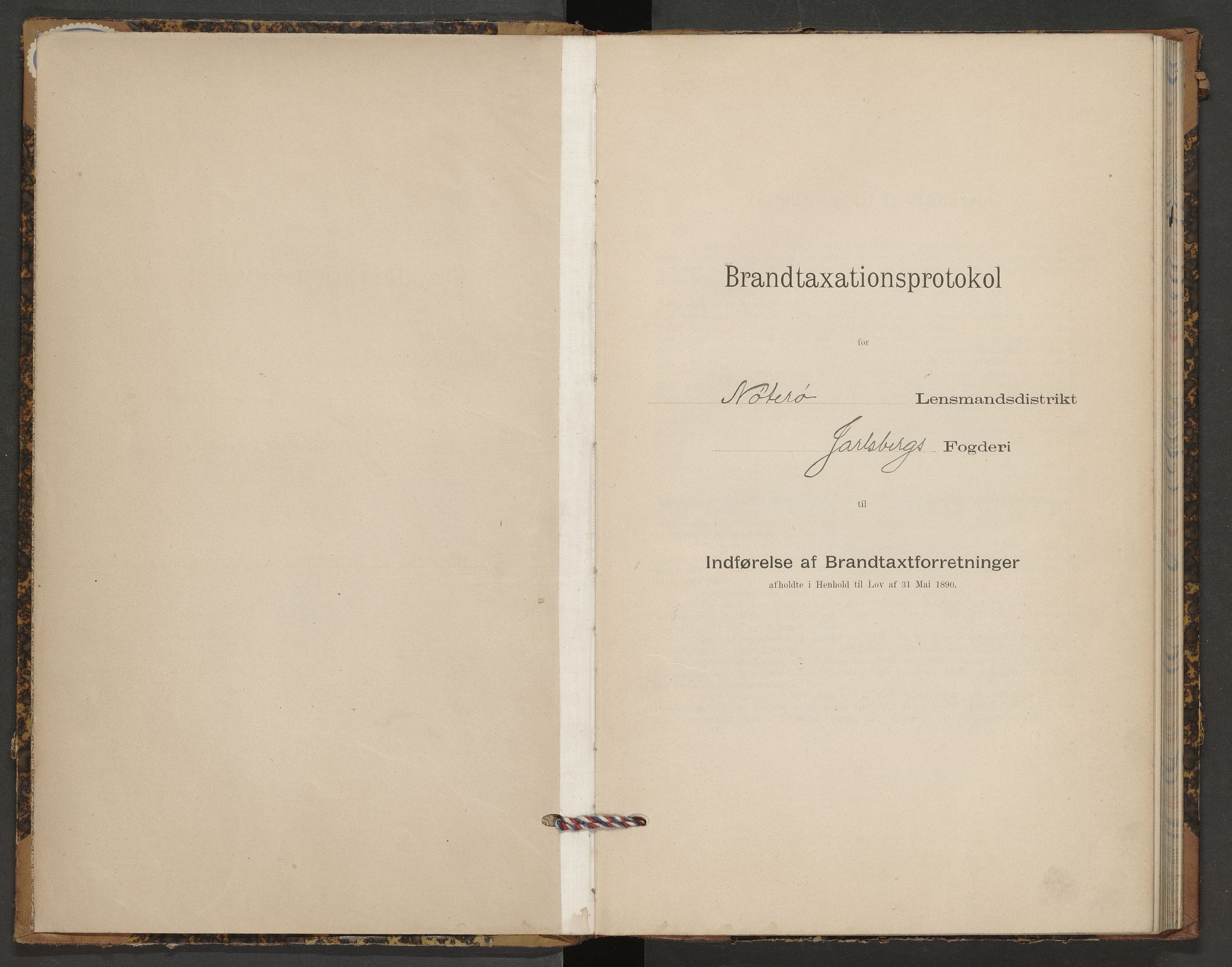 Nøtterøy lensmannskontor, SAKO/A-540/Y/Yg/Ygb/L0002: Skjematakstprotokoll, 1897-1903