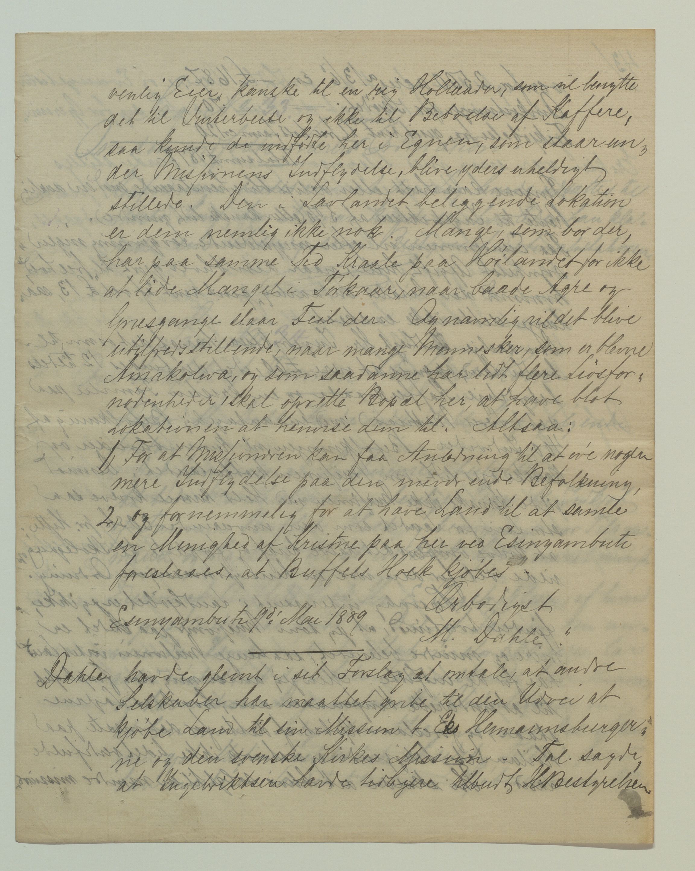 Det Norske Misjonsselskap - hovedadministrasjonen, VID/MA-A-1045/D/Da/Daa/L0037/0012: Konferansereferat og årsberetninger / Konferansereferat fra Sør-Afrika., 1889