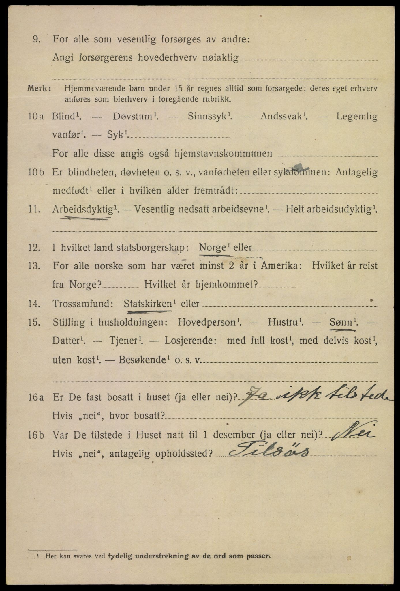 SAKO, Folketelling 1920 for 0801 Kragerø kjøpstad, 1920, s. 5740