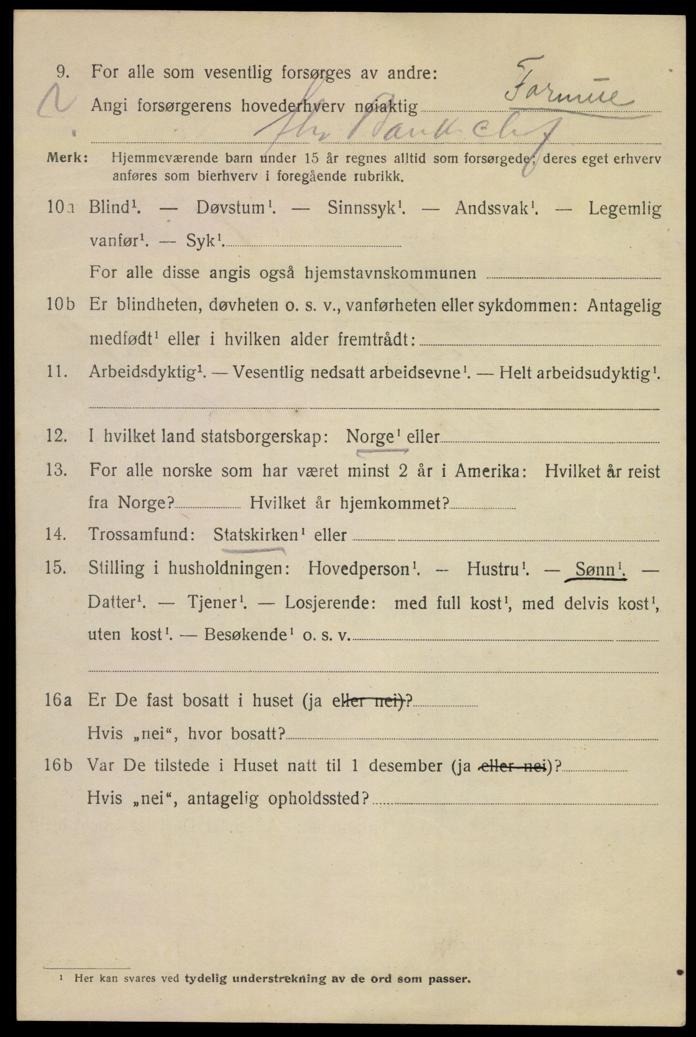 SAKO, Folketelling 1920 for 0801 Kragerø kjøpstad, 1920, s. 11072