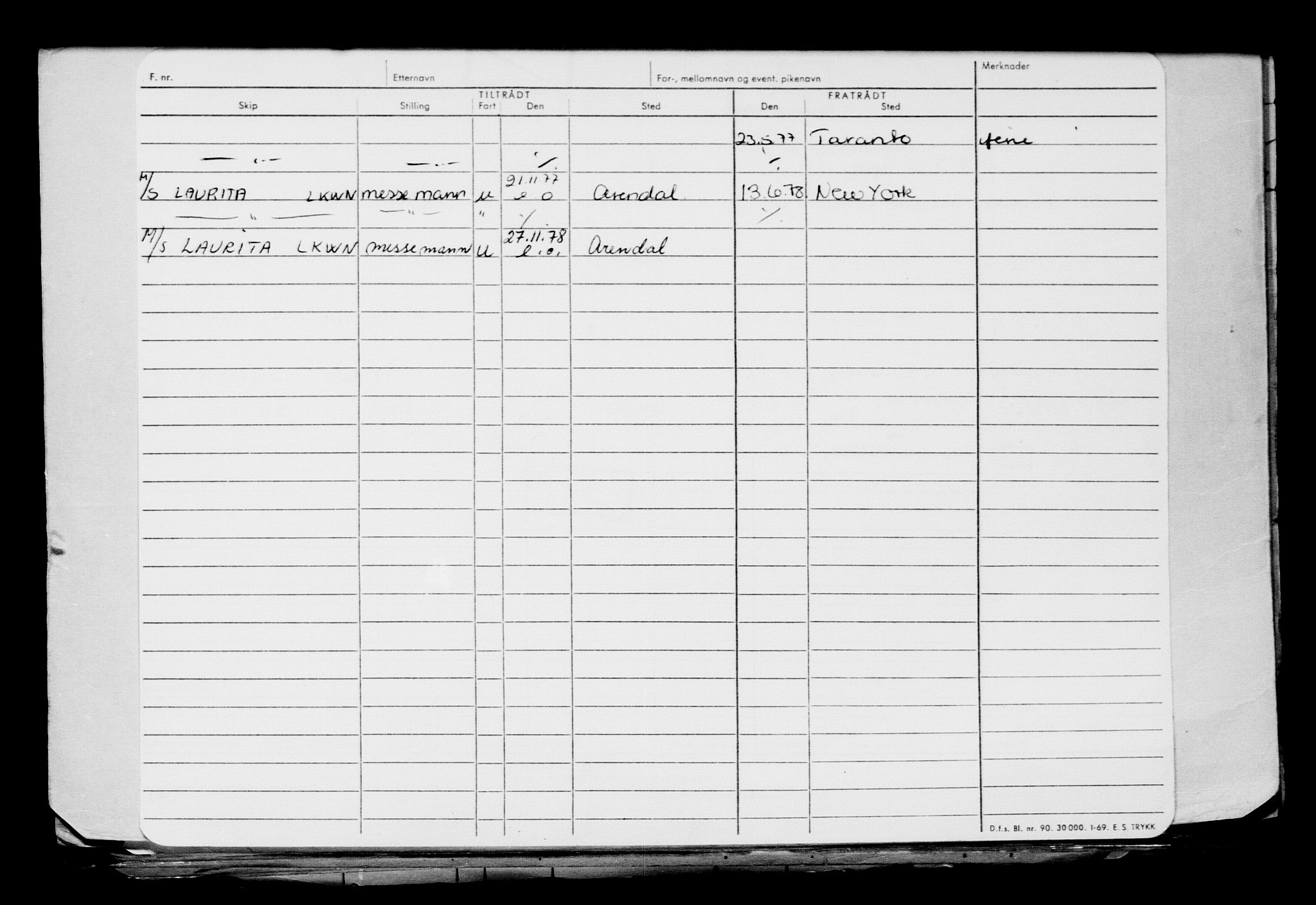 Direktoratet for sjømenn, AV/RA-S-3545/G/Gb/L0158: Hovedkort, 1918, s. 393