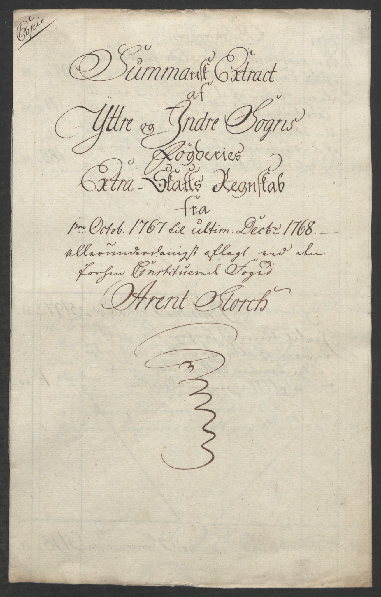Rentekammeret inntil 1814, Realistisk ordnet avdeling, AV/RA-EA-4070/Ol/L0018: [Gg 10]: Ekstraskatten, 23.09.1762. Sogn, 1762-1772, s. 165