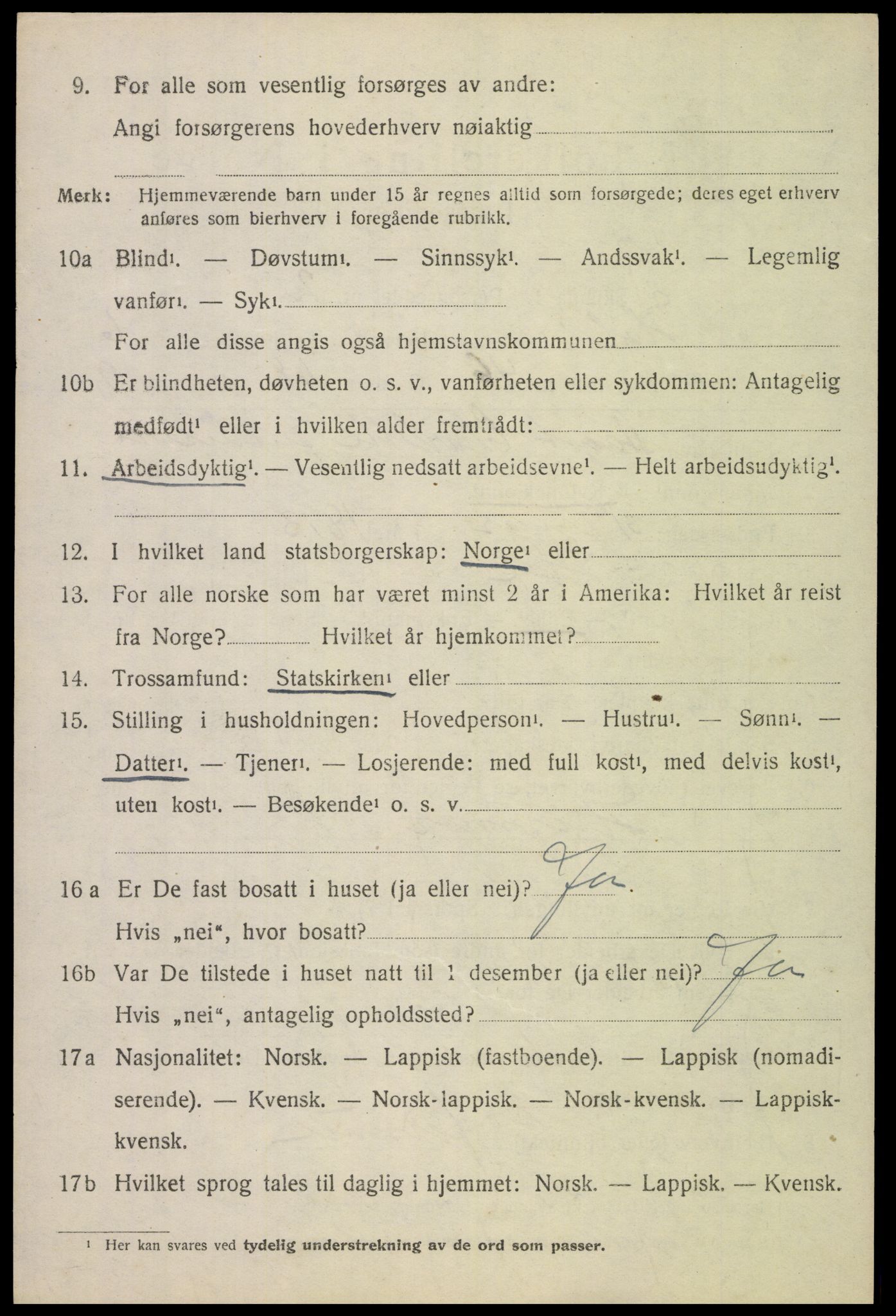 SAT, Folketelling 1920 for 1861 Hol herred, 1920, s. 5182