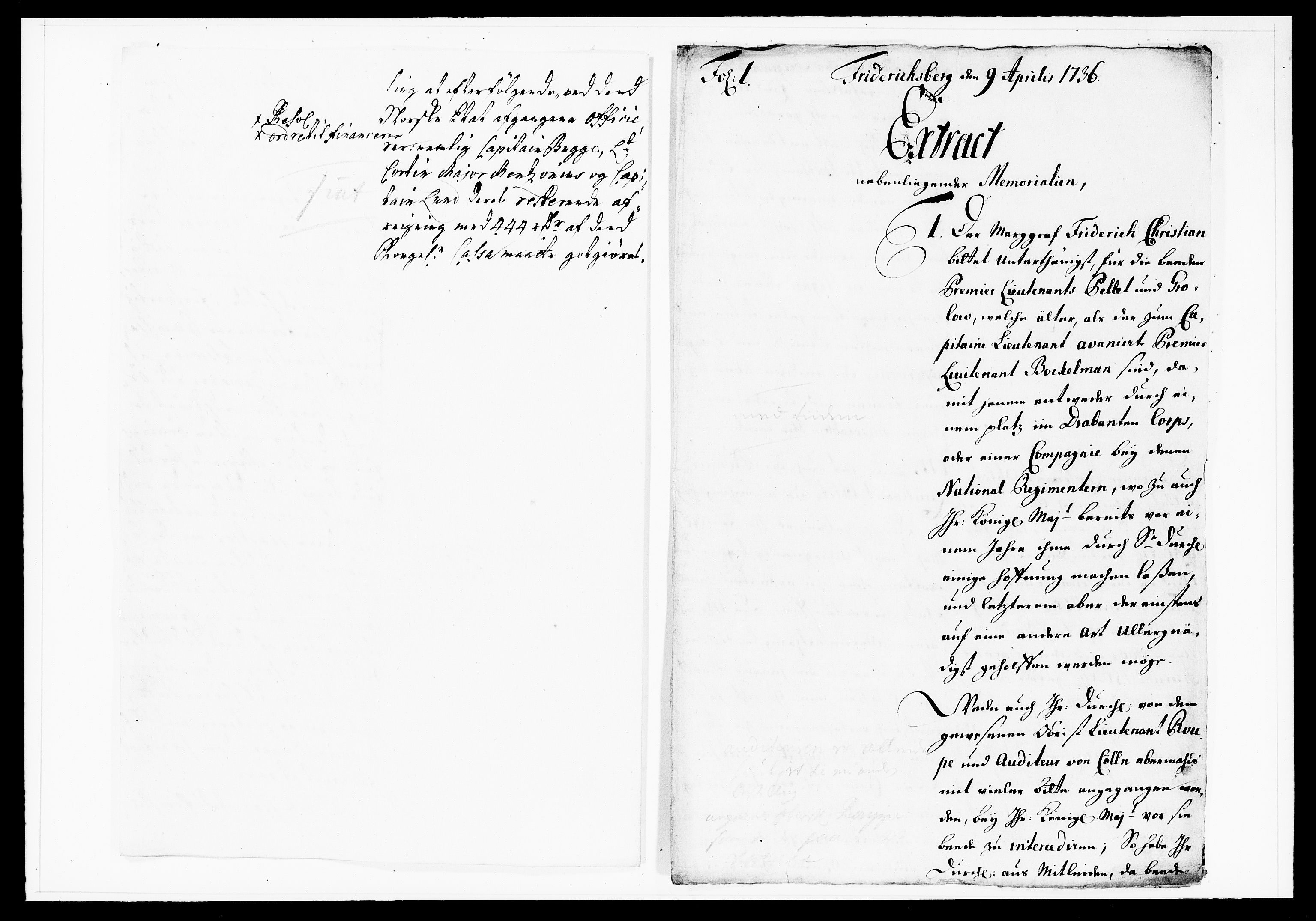 Krigskollegiet, Krigskancelliet, DRA/A-0006/-/1130-1137: Refererede sager, 1736, s. 131