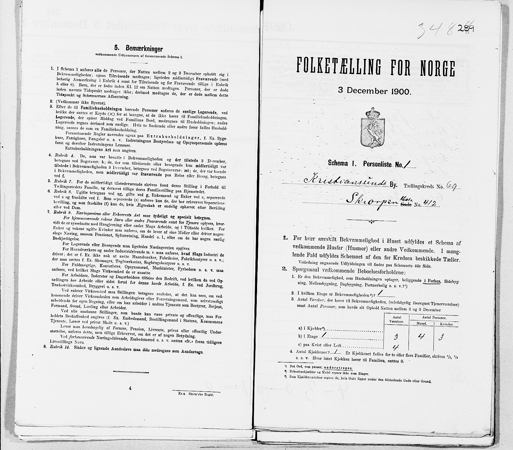 SAT, Folketelling 1900 for 1503 Kristiansund kjøpstad, 1900, s. 8341