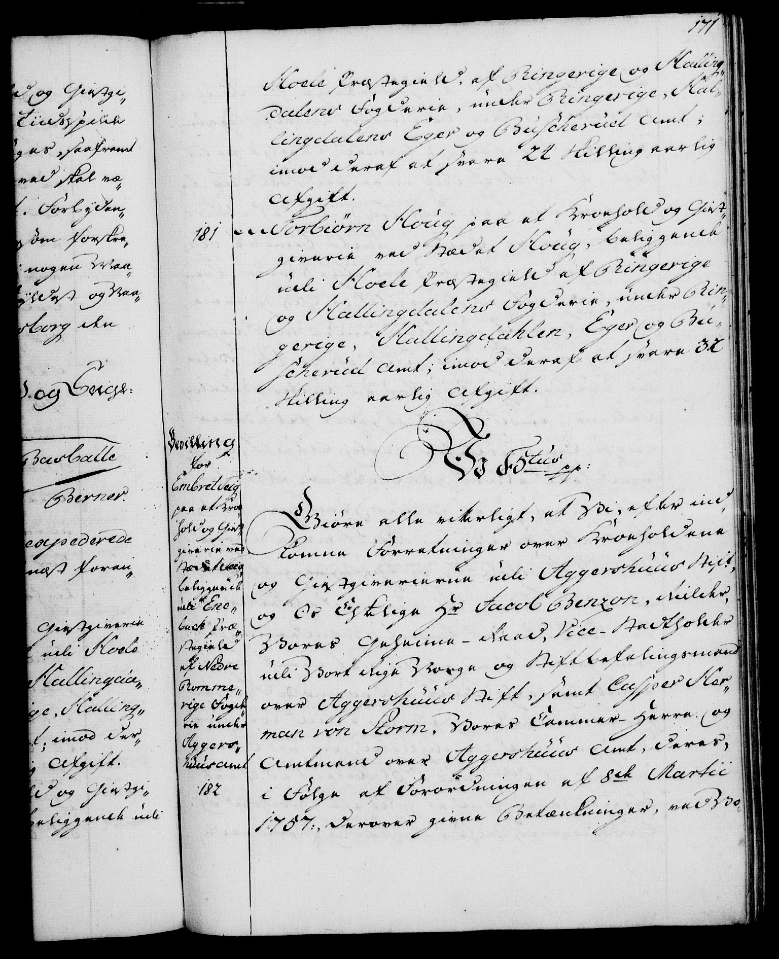 Rentekammeret, Kammerkanselliet, RA/EA-3111/G/Gg/Gga/L0007: Norsk ekspedisjonsprotokoll med register (merket RK 53.7), 1759-1768, s. 171