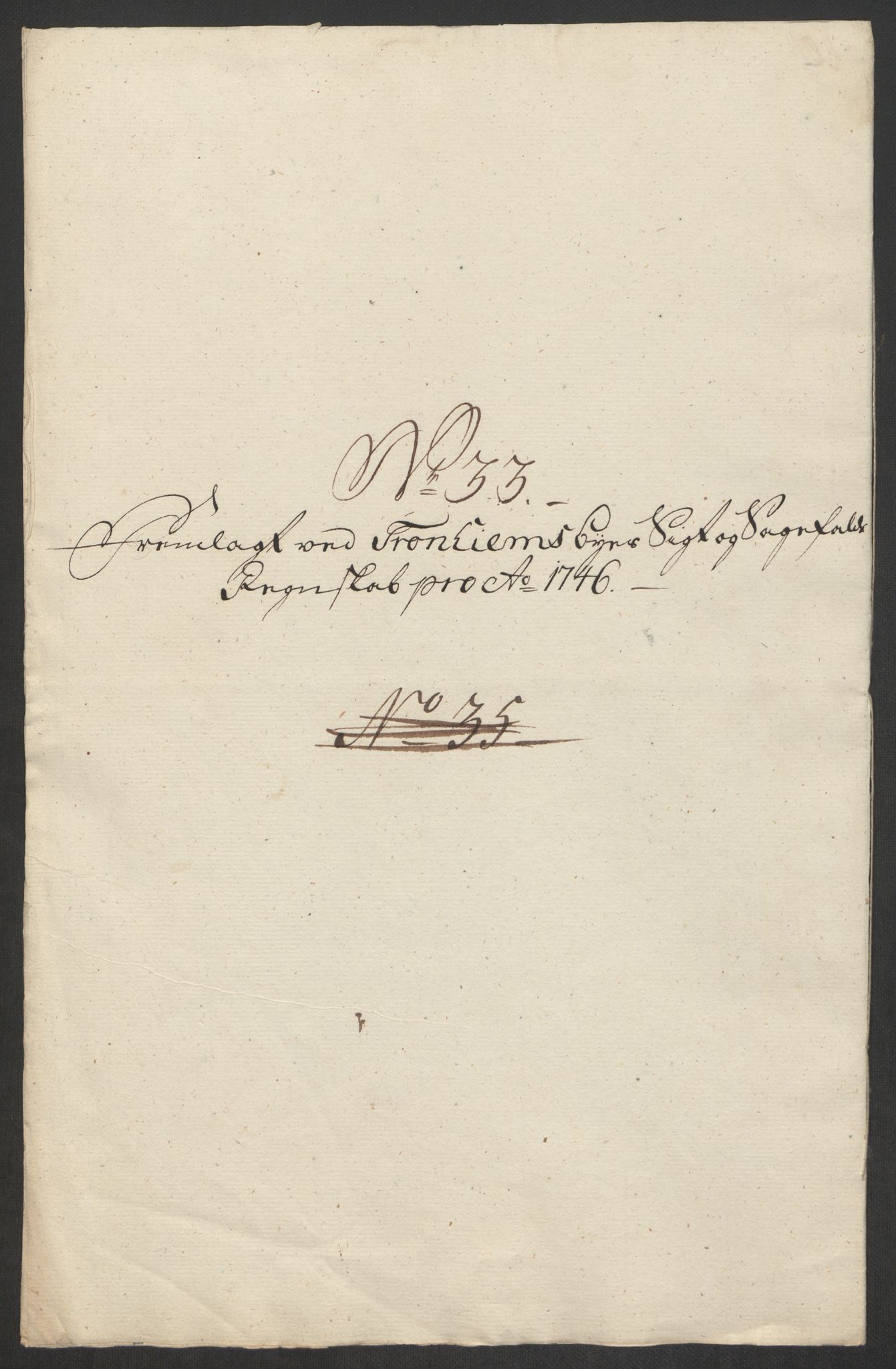 Rentekammeret inntil 1814, Reviderte regnskaper, Byregnskaper, RA/EA-4066/R/Rs/L0541: [S22] Sikt og sakefall, 1743-1746, s. 357