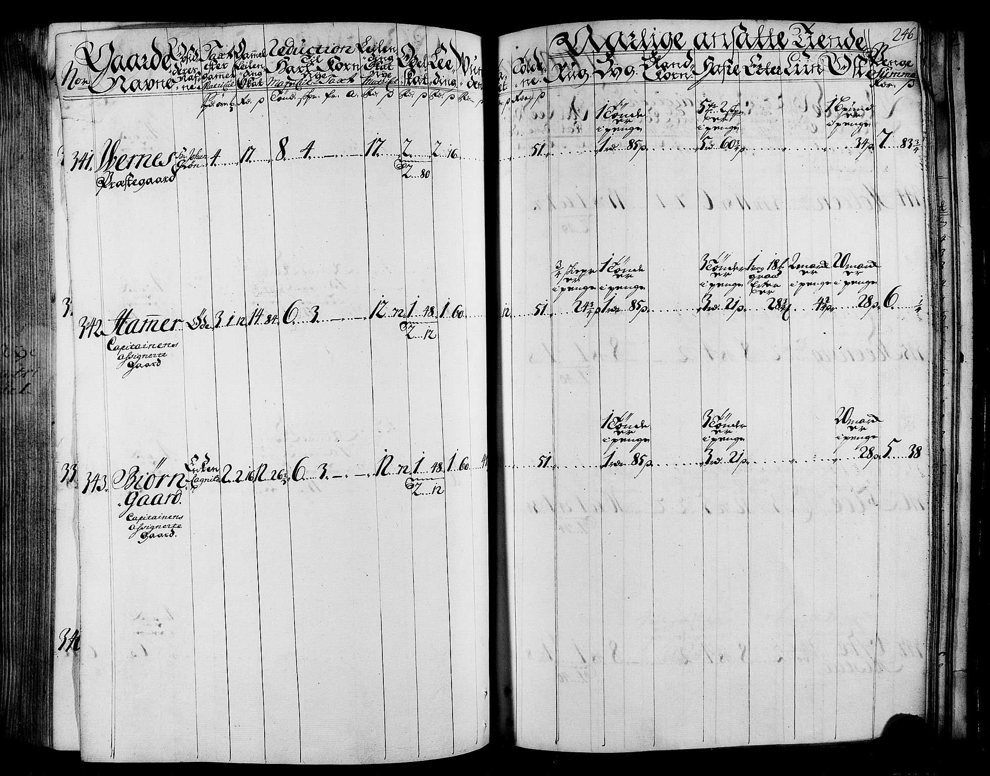 Rentekammeret inntil 1814, Realistisk ordnet avdeling, RA/EA-4070/N/Nb/Nbf/L0165: Stjørdal og Verdal matrikkelprotokoll, 1723, s. 251