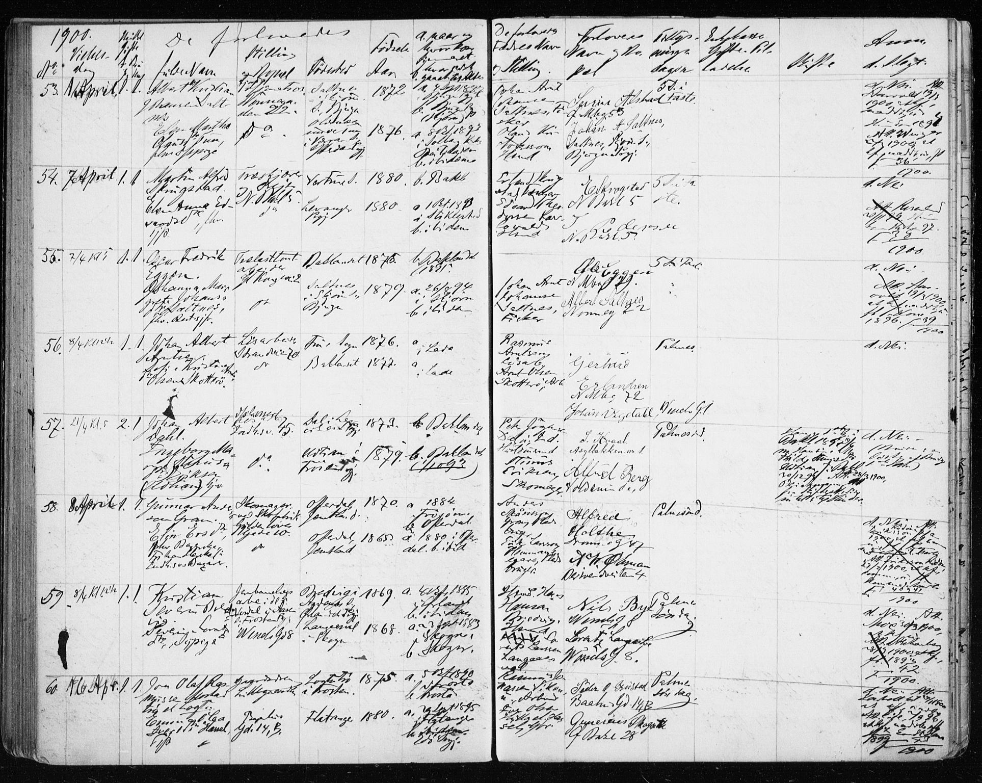 Ministerialprotokoller, klokkerbøker og fødselsregistre - Sør-Trøndelag, AV/SAT-A-1456/604/L0191: Ministerialbok nr. 604A12, 1892-1900
