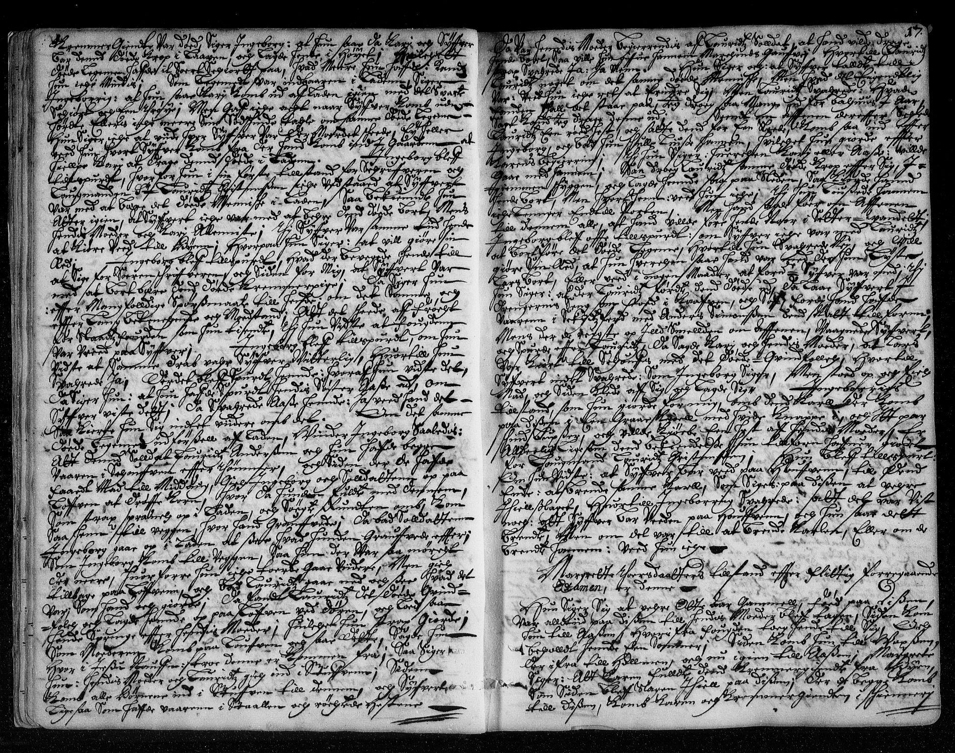 Christiania lagting, AV/SAO-A-11131/F/Fa/L0008: Tingbok, 1680-1689, s. 16b-17a