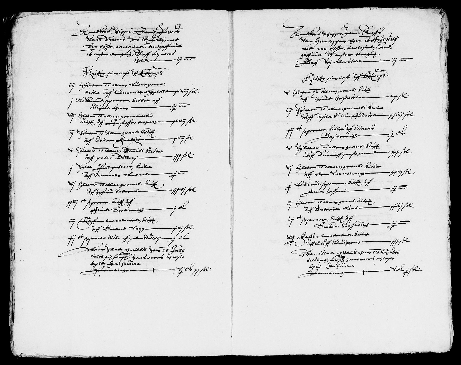Rentekammeret inntil 1814, Reviderte regnskaper, Lensregnskaper, AV/RA-EA-5023/R/Rb/Rbo/L0001: Tønsberg len, 1584-1612